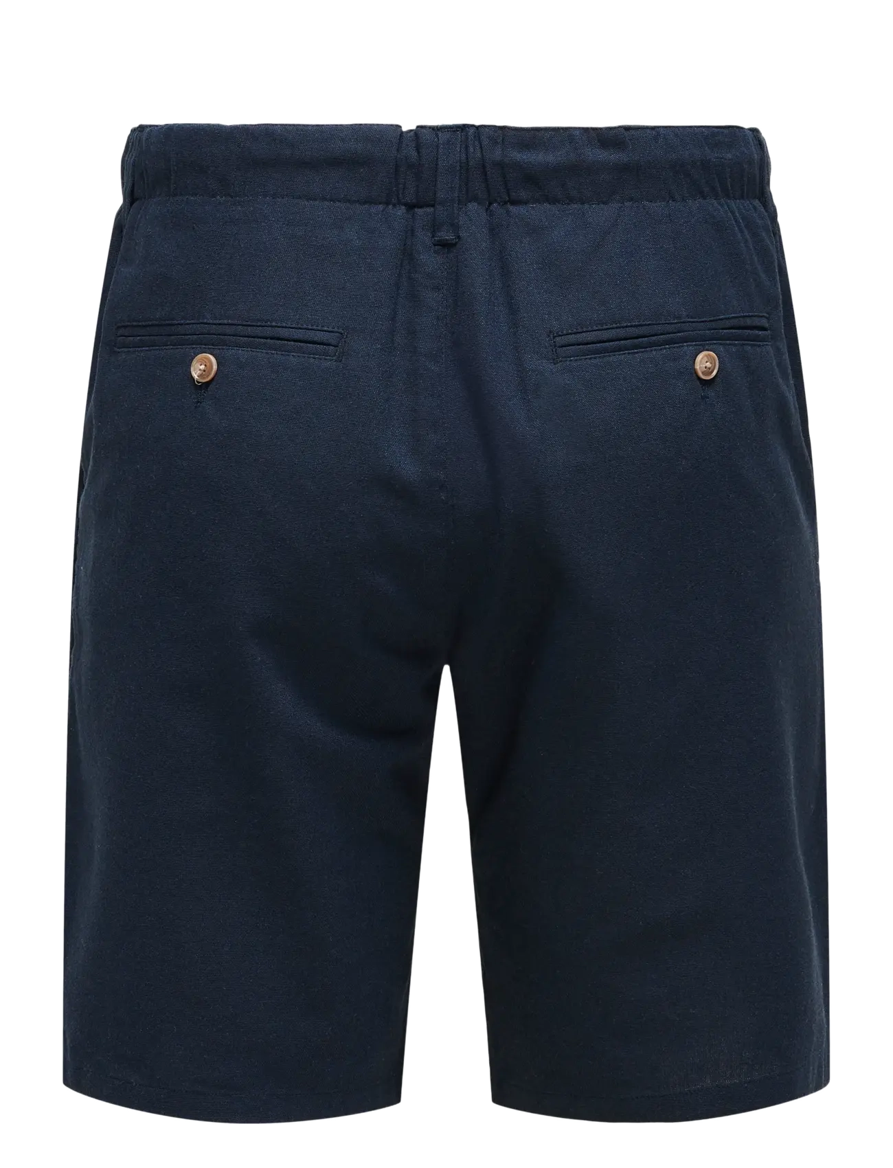 ONLY & SONS - ONSLEO LINEN MIX 0048 SHORTS - citi varianti - dark navy - 2