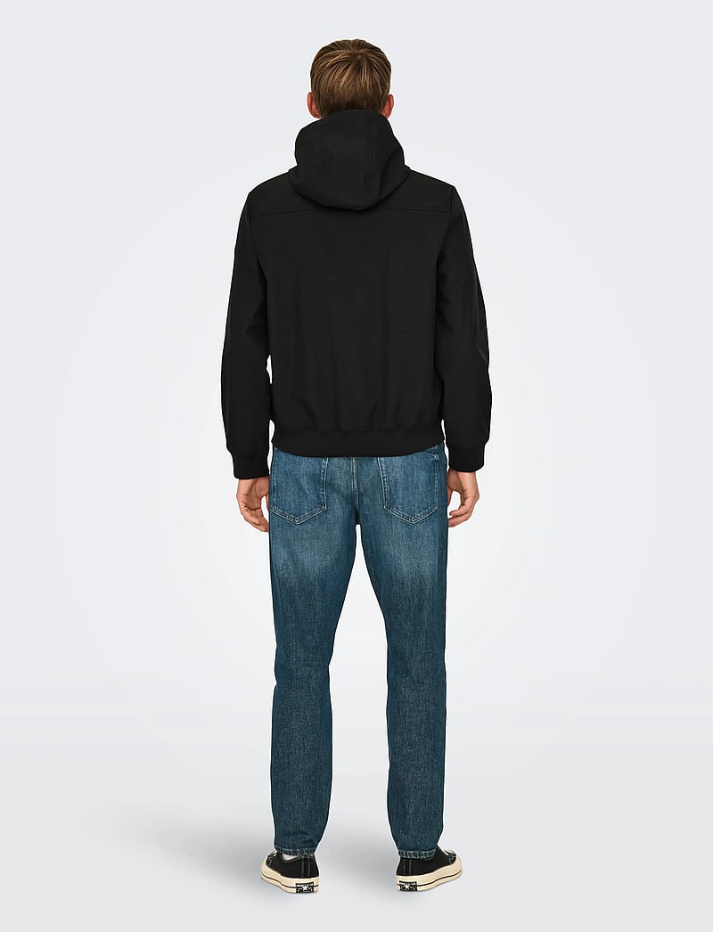 ONLY & SONS - ONSBOWIE SOFTSHELL BOMBER NOOS - frühlingsjacken - black - 3