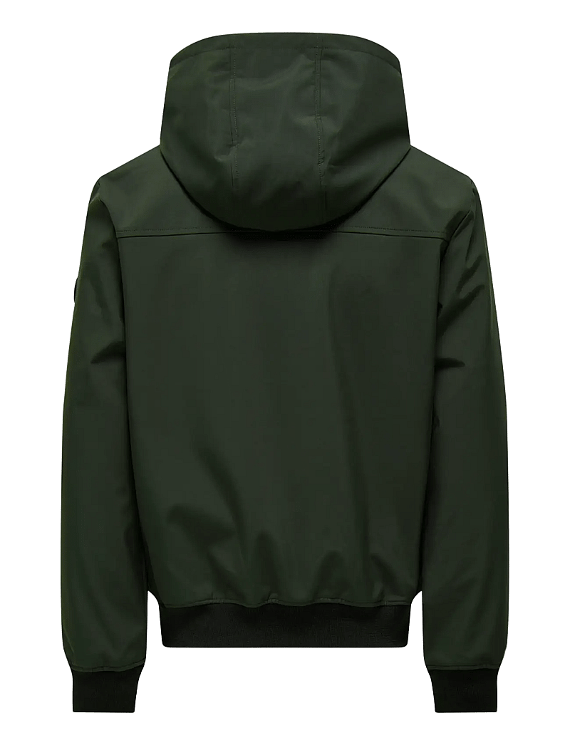 ONLY & SONS - ONSBOWIE SOFTSHELL BOMBER NOOS - frühlingsjacken - peat - 2