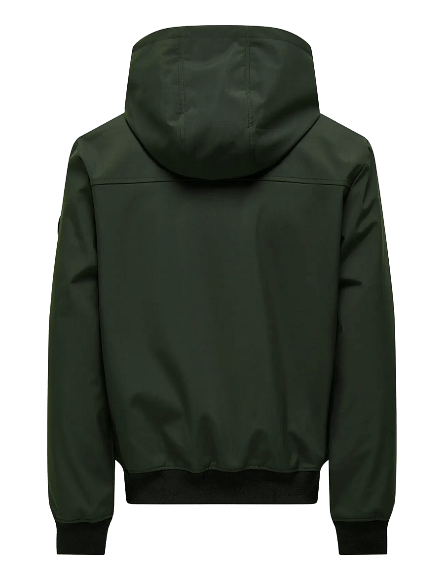 ONLY & SONS - ONSBOWIE SOFTSHELL BOMBER NOOS - frühlingsjacken - peat - 2