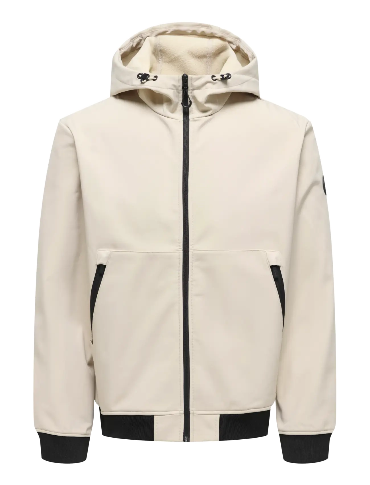 ONLY & SONS - ONSBOWIE SOFTSHELL BOMBER NOOS - frühlingsjacken - silver lining - 1