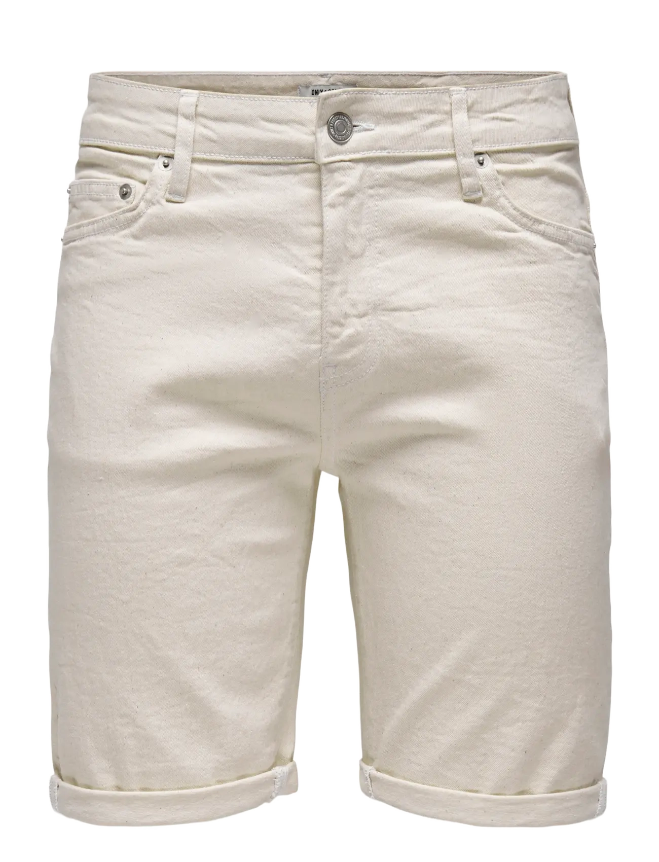 ONLY & SONS ONSPLY ECRU 9296 AZG DNM SHORTS - Deals - ECRU / cream