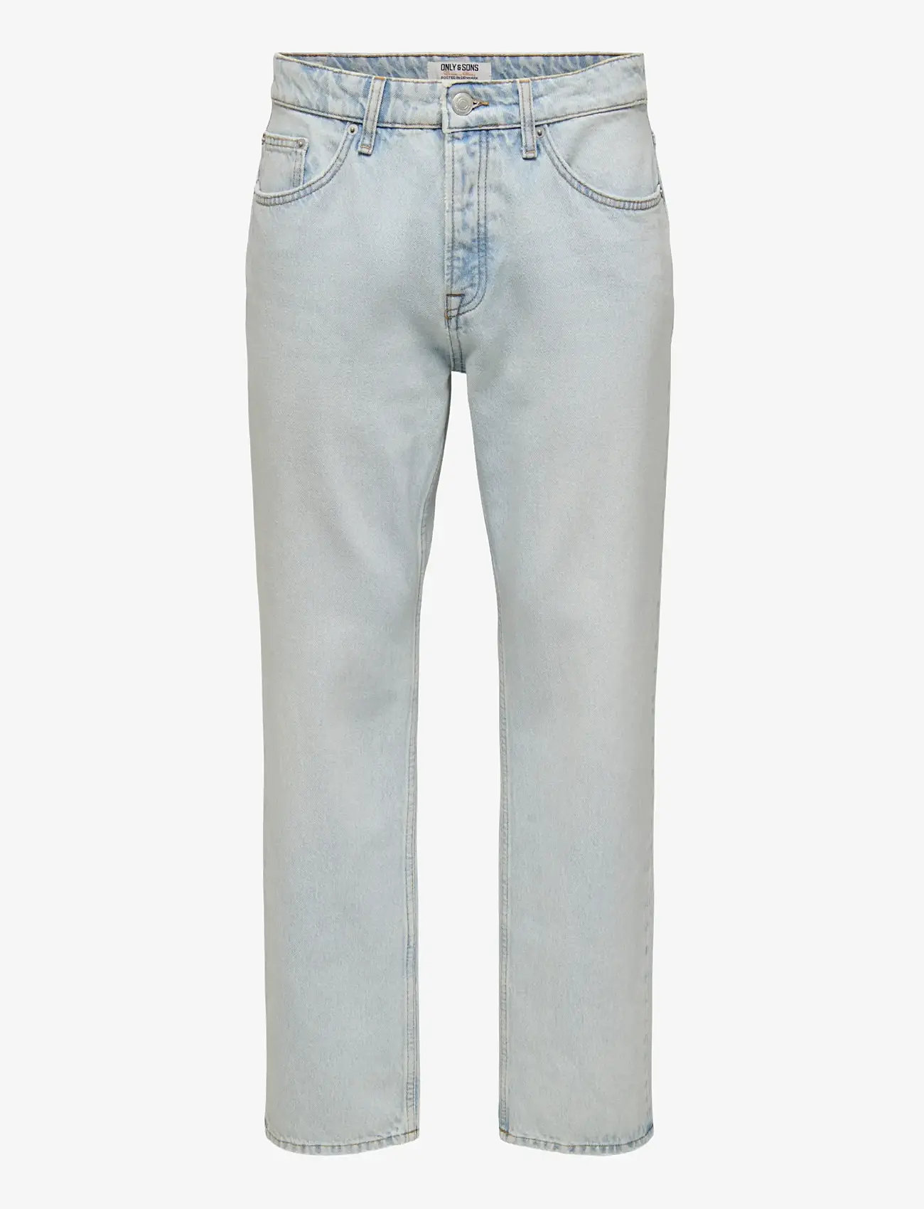 ONLY & SONS - ONSEDGE STRAIGHT LB 9393 DOT DNM NOOS - regular jeans - light blue bleached denim - 1