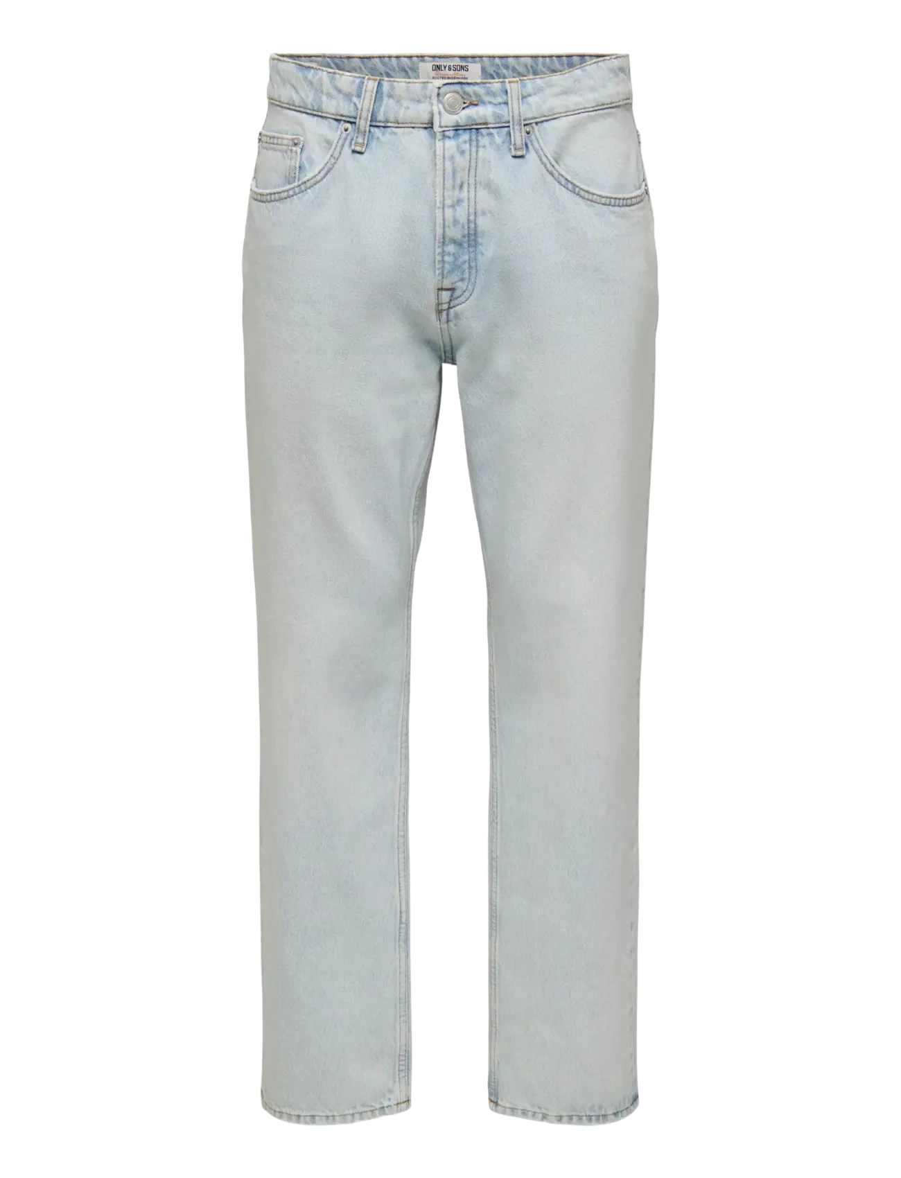 ONLY & SONS ONSEDGE STRAIGHT LB 9393 DOT DNM NOOS - Kleidung - LIGHT BLUE BLEACHED DENIM / blue