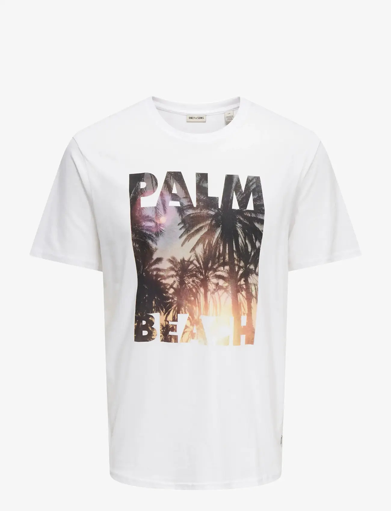 ONLY & SONS - ONSMAGDY LIFE REG PHOTOPRINT SS TEE - stutterma bolir - bright white - 0