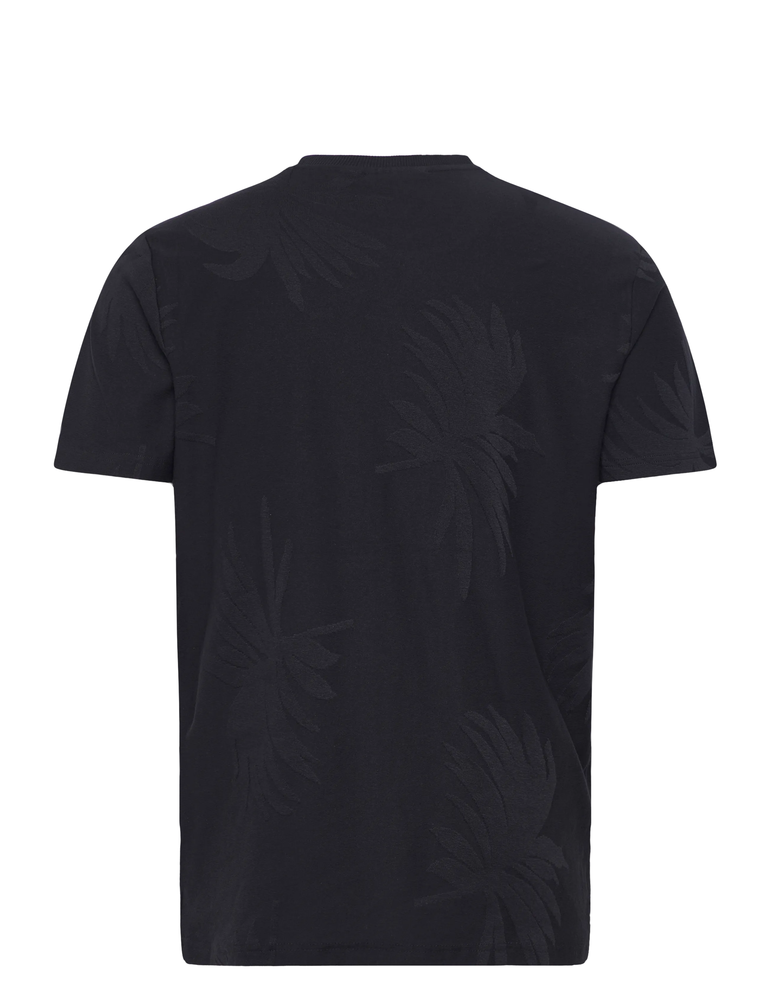 ONLY & SONS - ONSMARCO LIFE REG PALM JACQUARD SS TEE - kurzärmelig - dark navy - 1