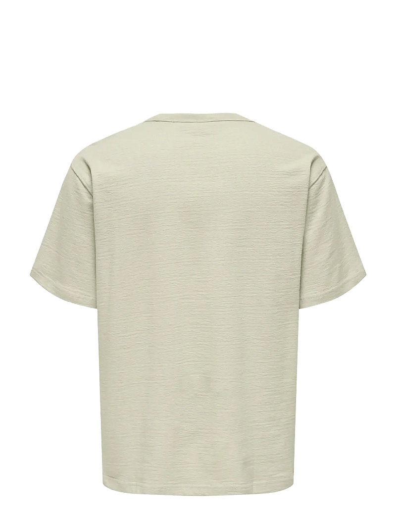 ONLY & SONS - ONSKANE RLX DESIGN TERRY SS TEE - t-shirts à manches courtes - silver lining - 1