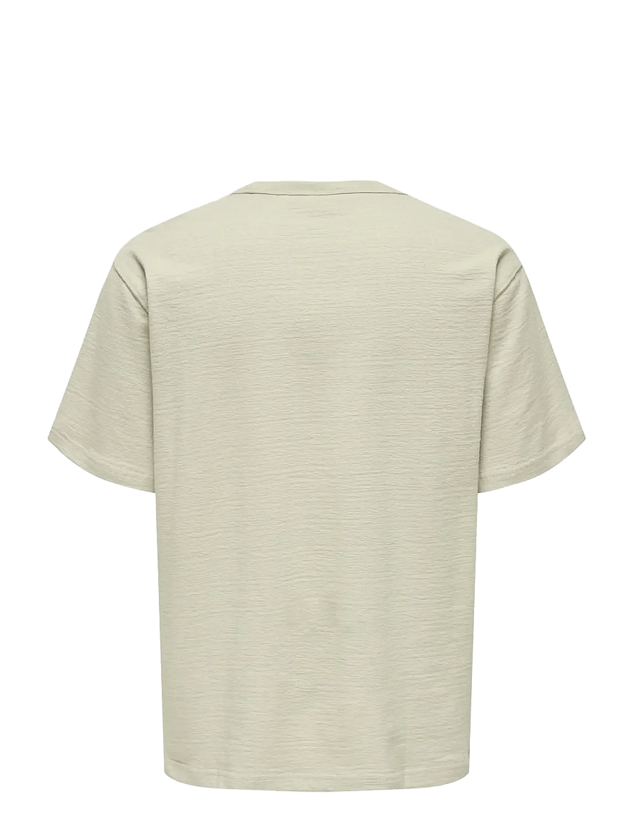 ONLY & SONS - ONSKANE RLX DESIGN TERRY SS TEE - kurzärmelig - silver lining - 1