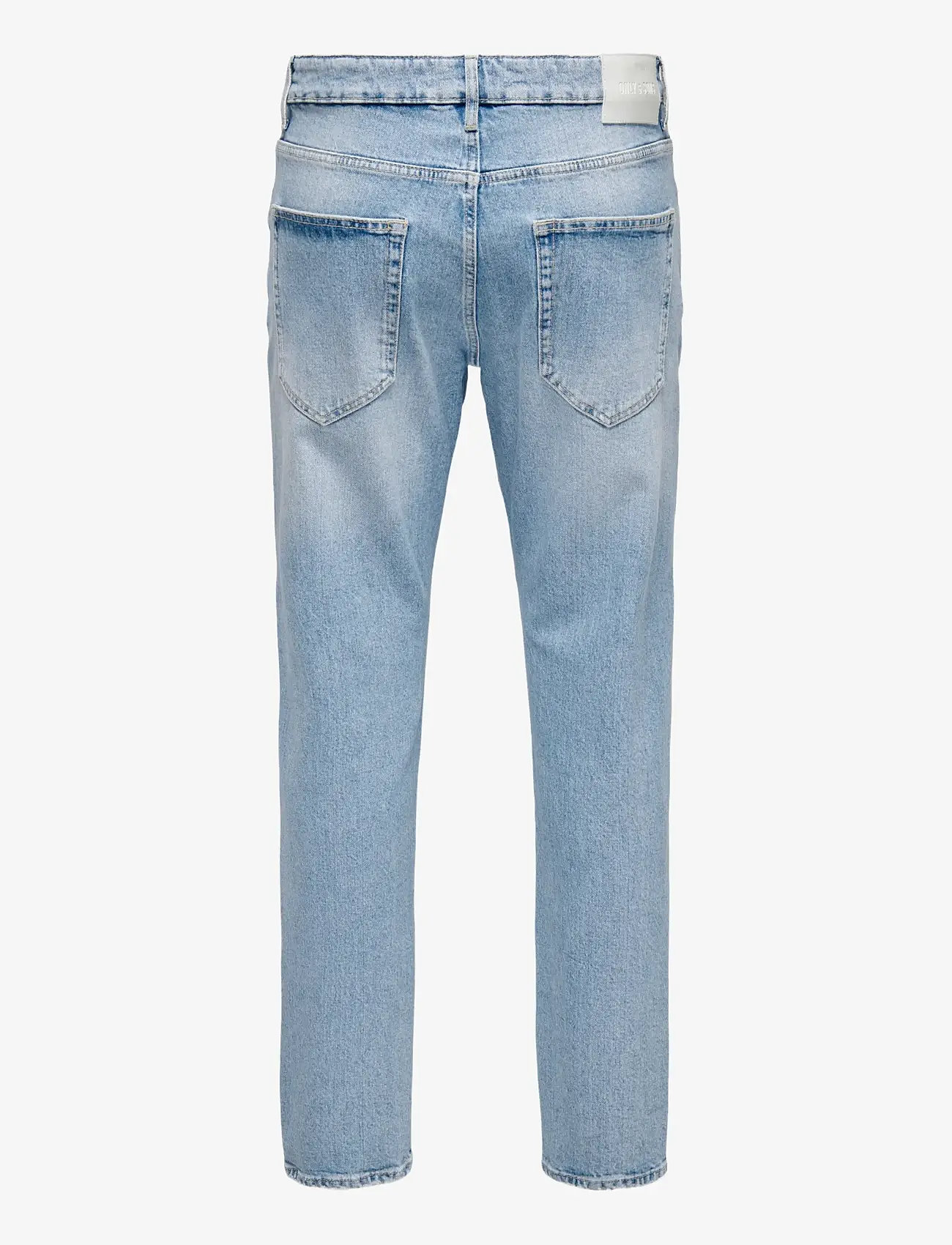 ONLY & SONS - ONSYOKE TAPERED LB 9684 DOT DNM NOOS - tapered jeans - light blue denim - 2
