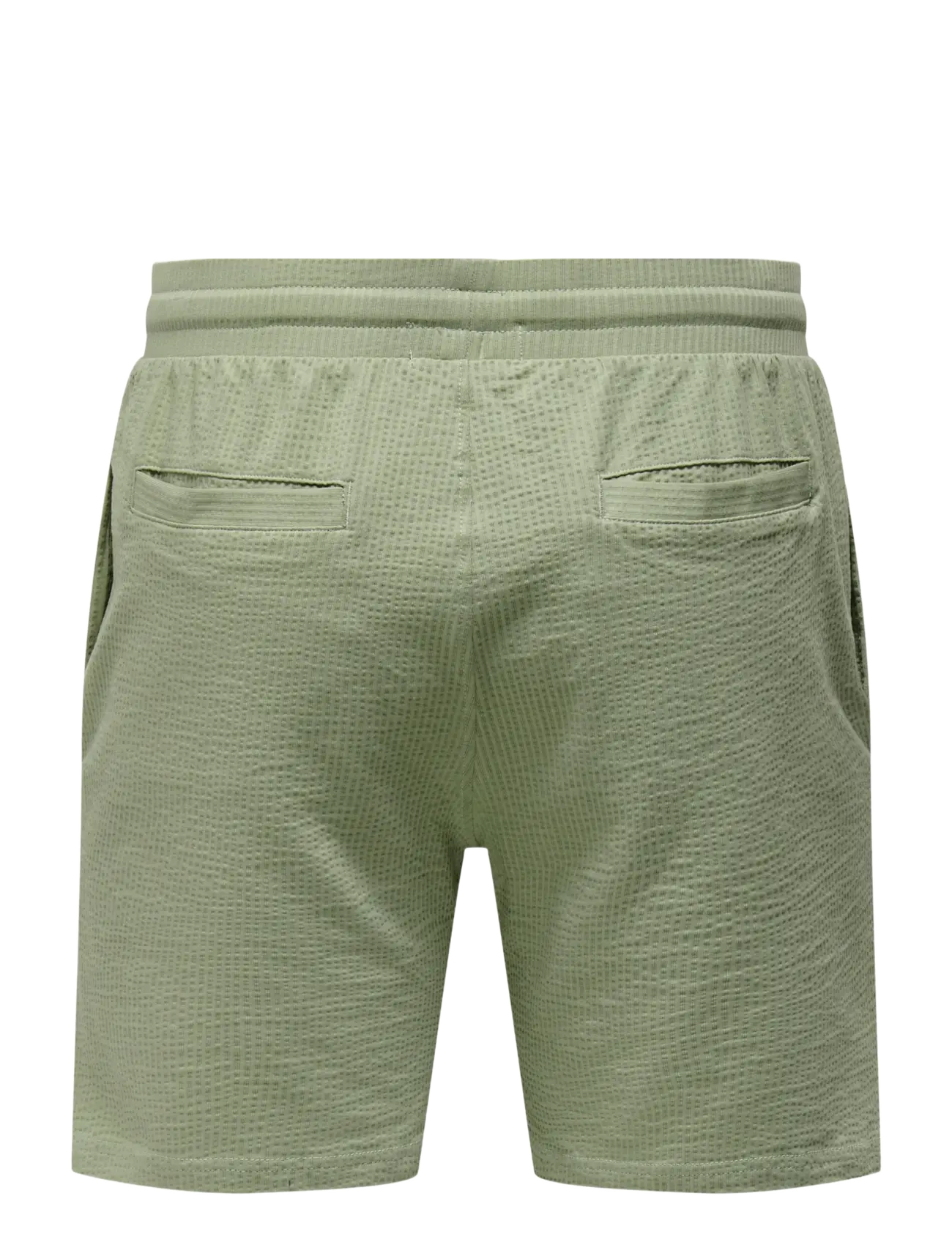 ONLY & SONS - ONSKIAN LIFE REG SEERSUCKER SHORTS NOOS - krótkie spodenki - seagrass - 2