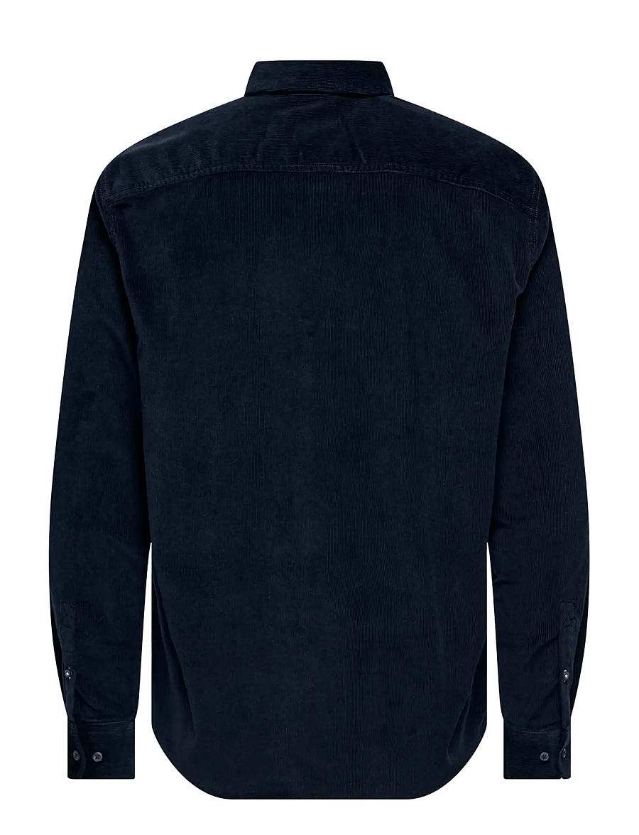 ONLY & SONS - ONSMICHAEL 18W REG CORD STRETCH LS NOOS - cordhemden - dark sapphire - 2