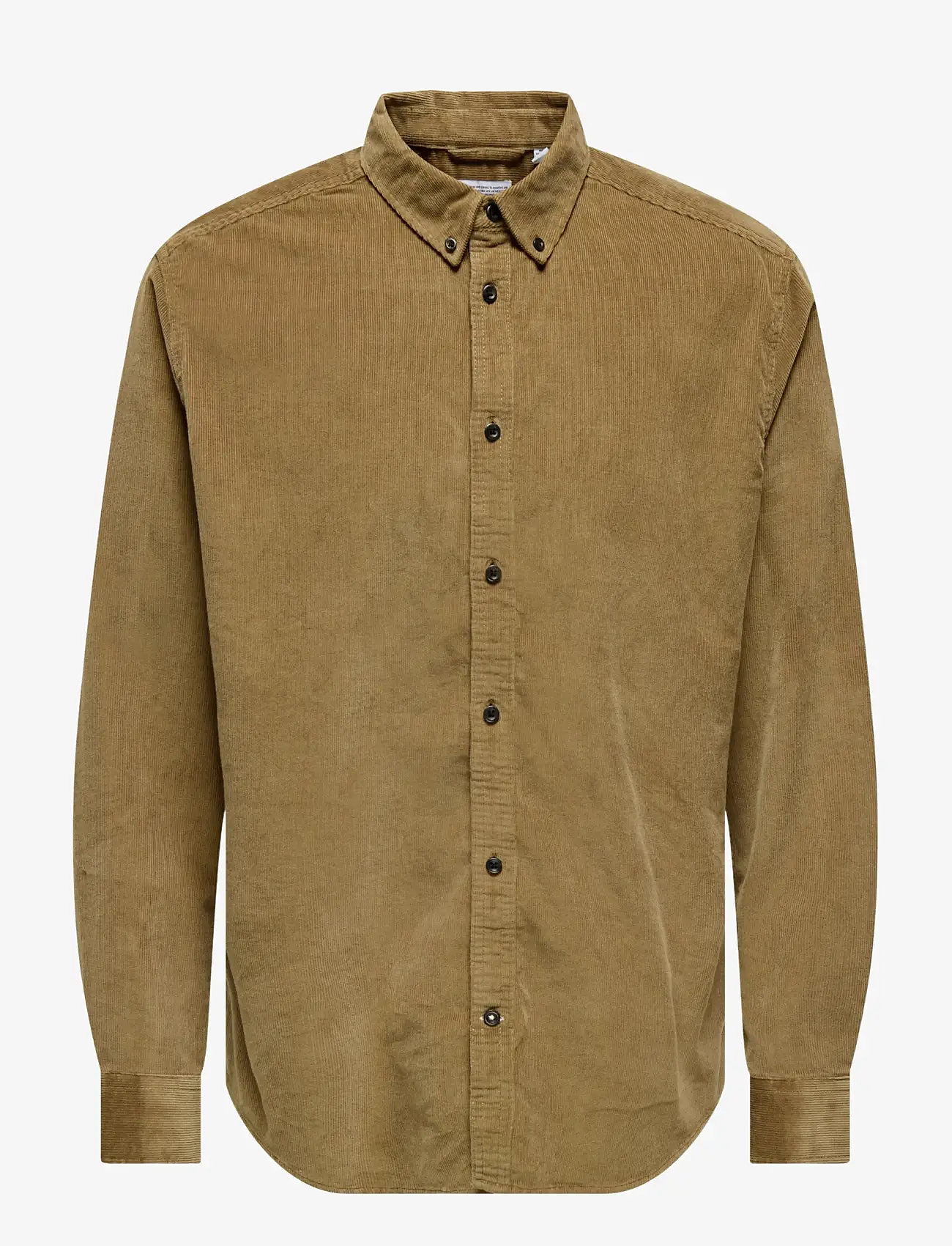 ONLY & SONS - ONSMICHAEL 18W REG CORD STRETCH LS NOOS - fløjlsskjorter - otter - 0