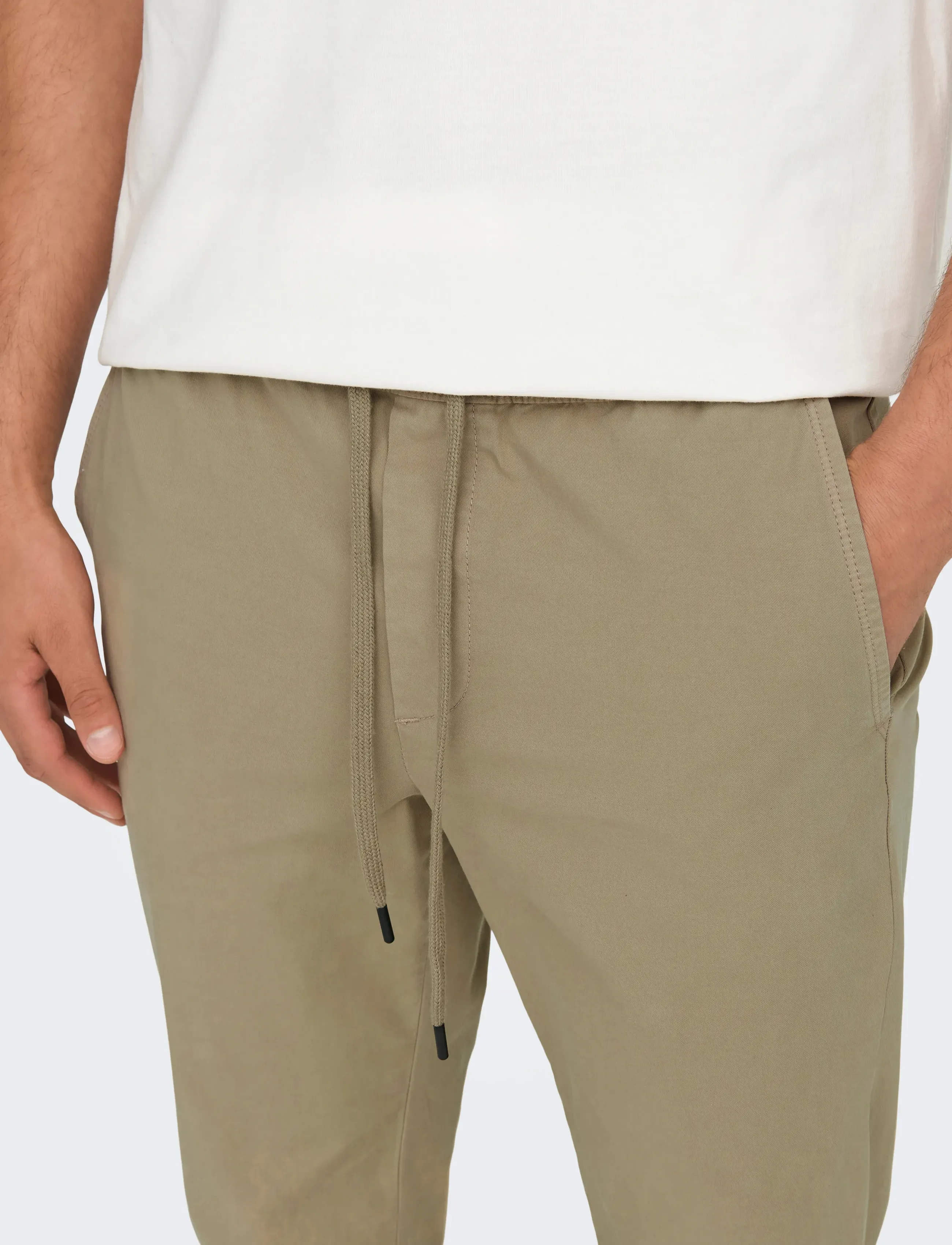 ONLY & SONS - ONSLINUS TAPER 0183 PANT NOOS - casual byxor - coriander - 4