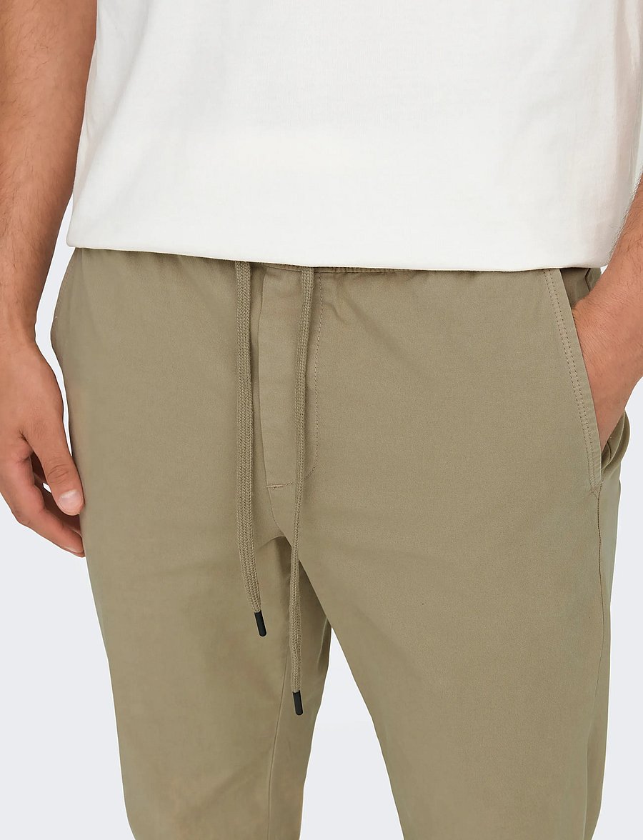 ONLY & SONS - ONSLINUS TAPER 0183 PANT NOOS - casual broeken - coriander - 4