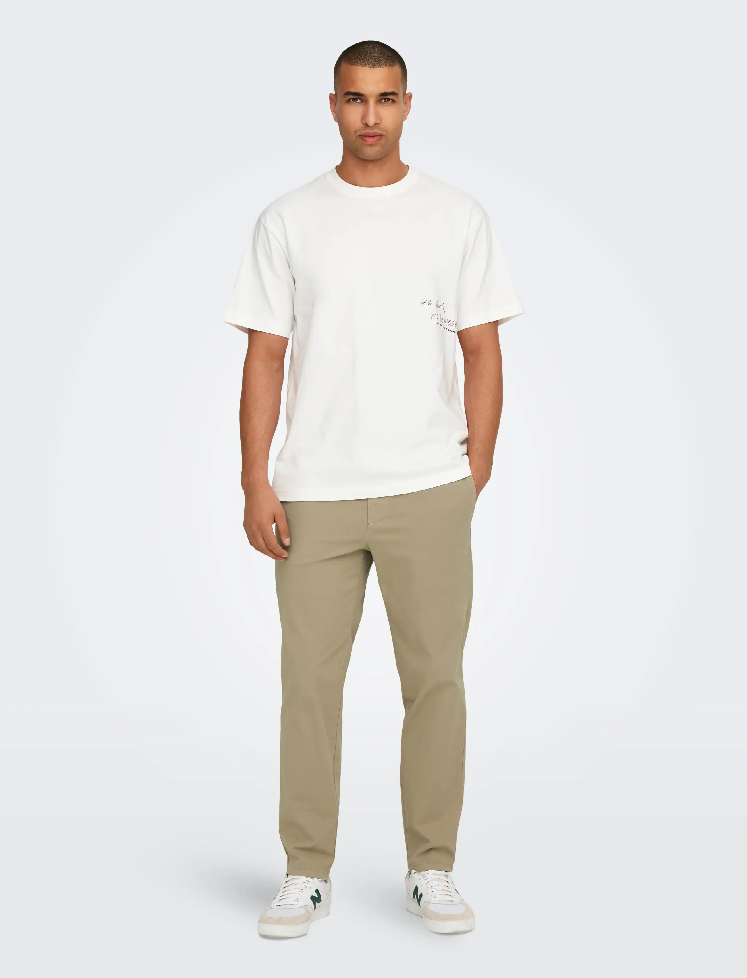 ONLY & SONS - ONSLINUS TAPER 0183 PANT NOOS - casual byxor - coriander - 5