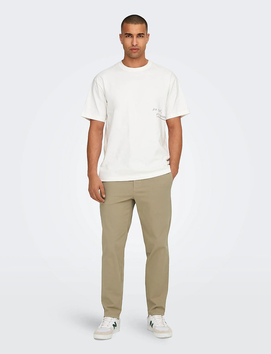 ONLY & SONS - ONSLINUS TAPER 0183 PANT NOOS - casual broeken - coriander - 5