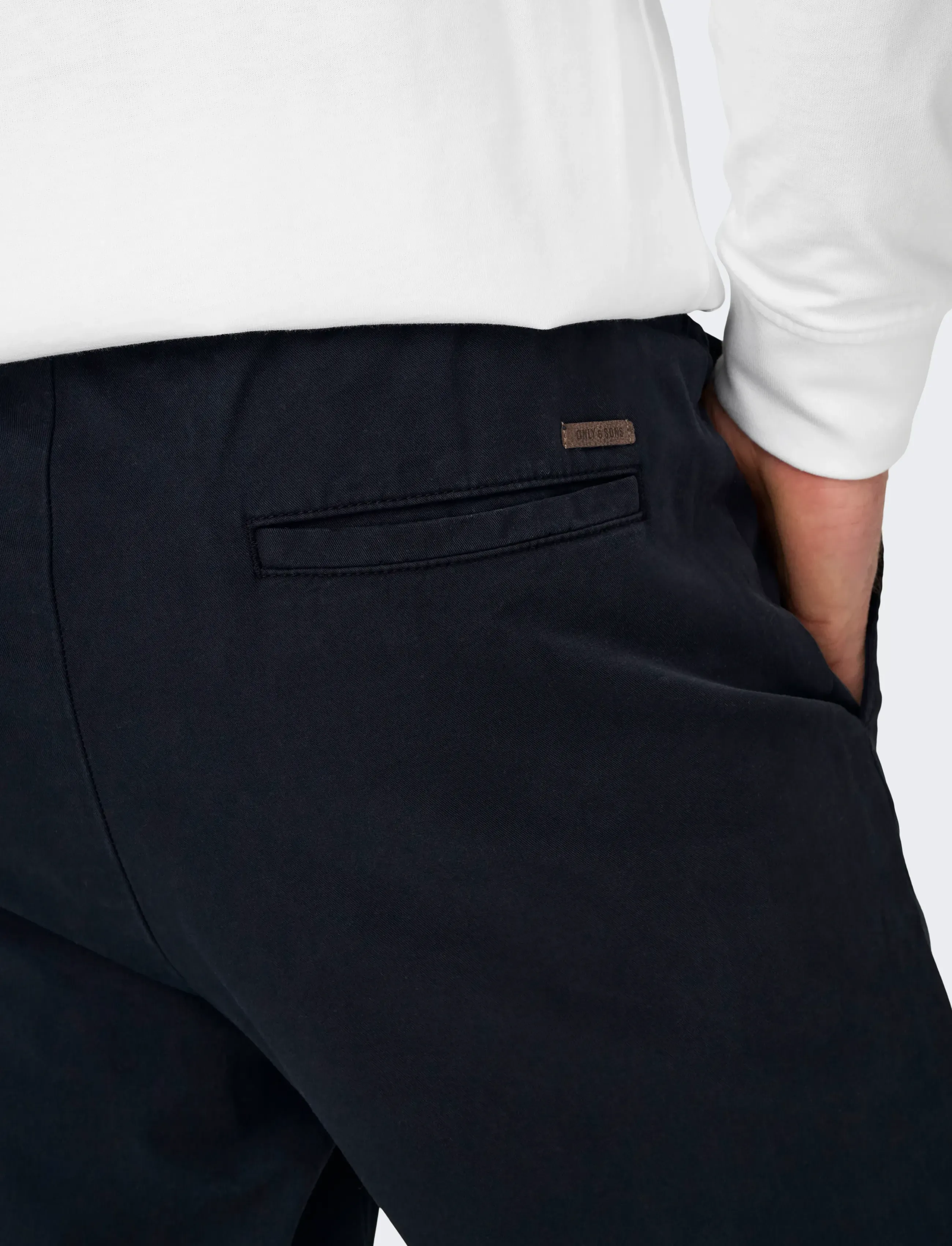 ONLY & SONS - ONSLINUS TAPER 0183 PANT NOOS - herren - dark navy - 4