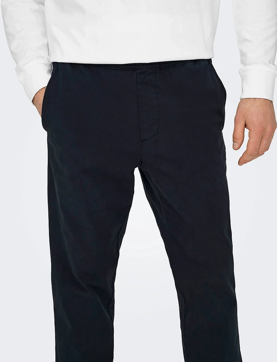 ONLY & SONS - ONSLINUS TAPER 0183 PANT NOOS - casual - dark navy - 5