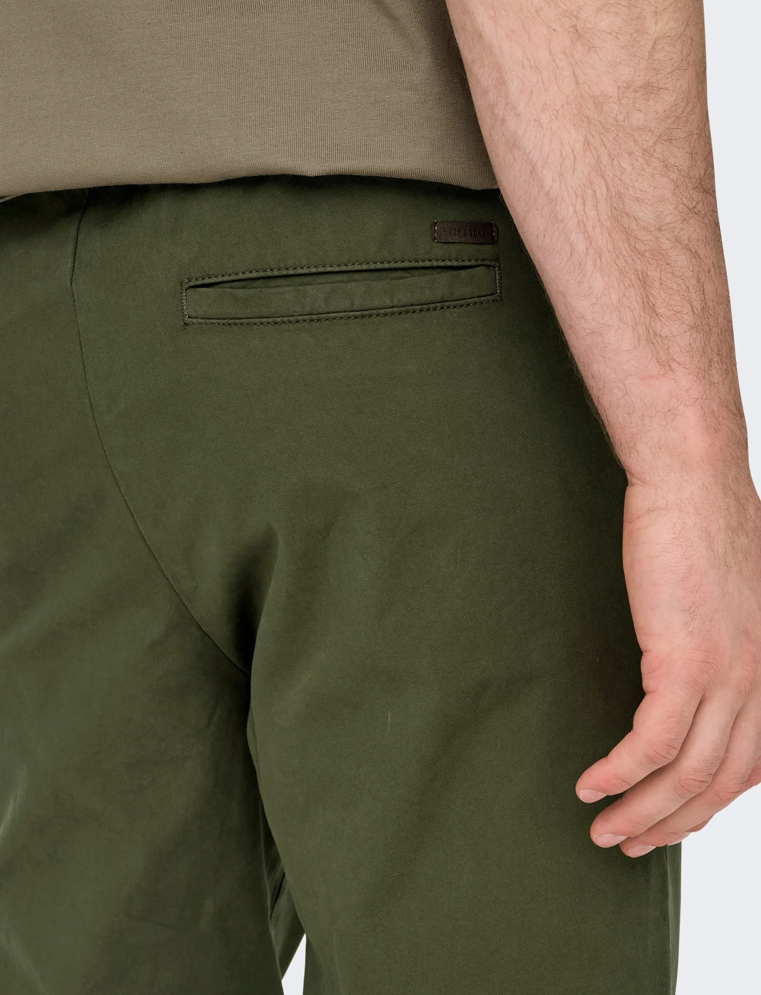 ONLY & SONS - ONSLINUS TAPER 0183 PANT NOOS - casual byxor - olive night - 5