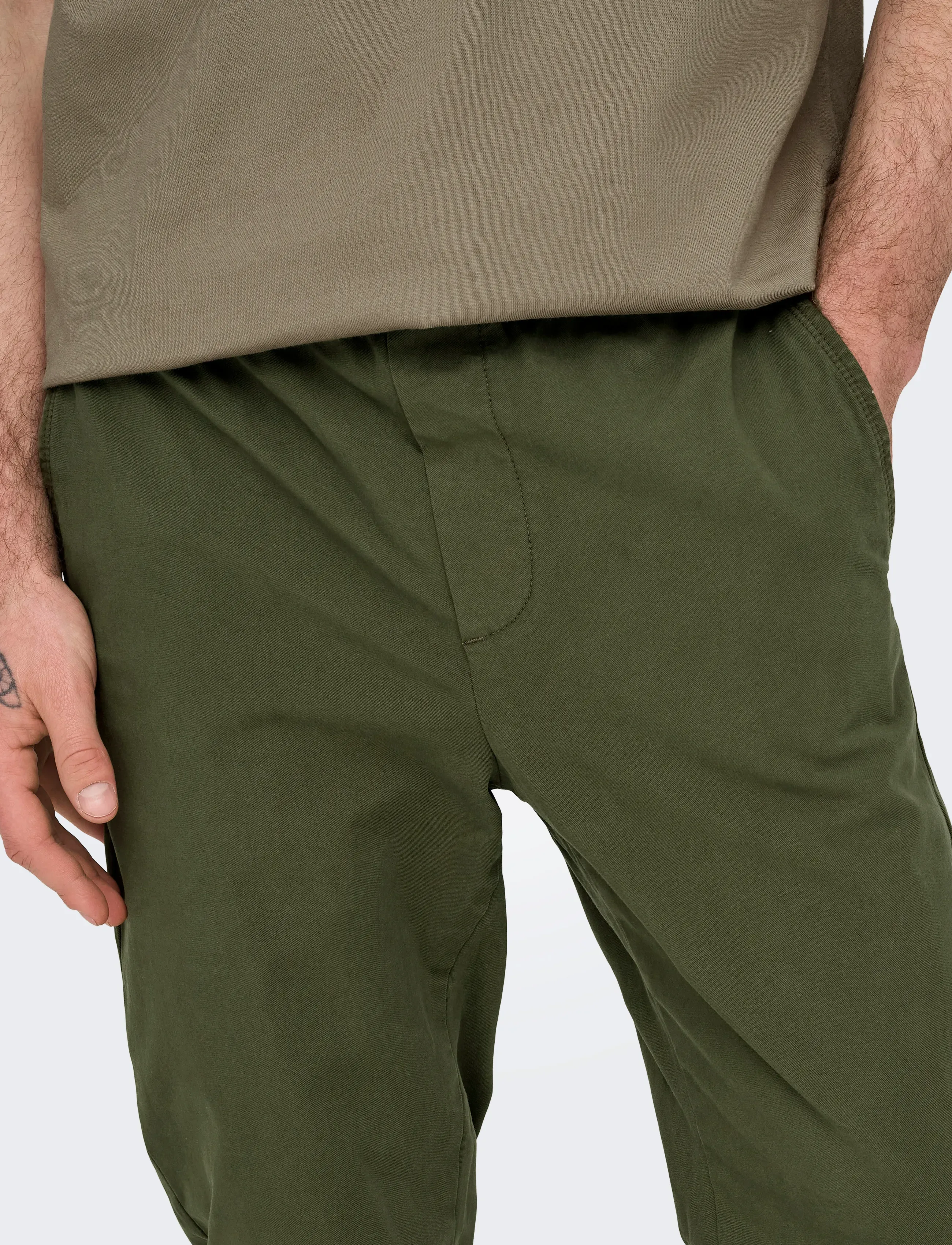 ONLY & SONS Onslinus Taper 0183 Pant Noos casual byxor herr – bild 5