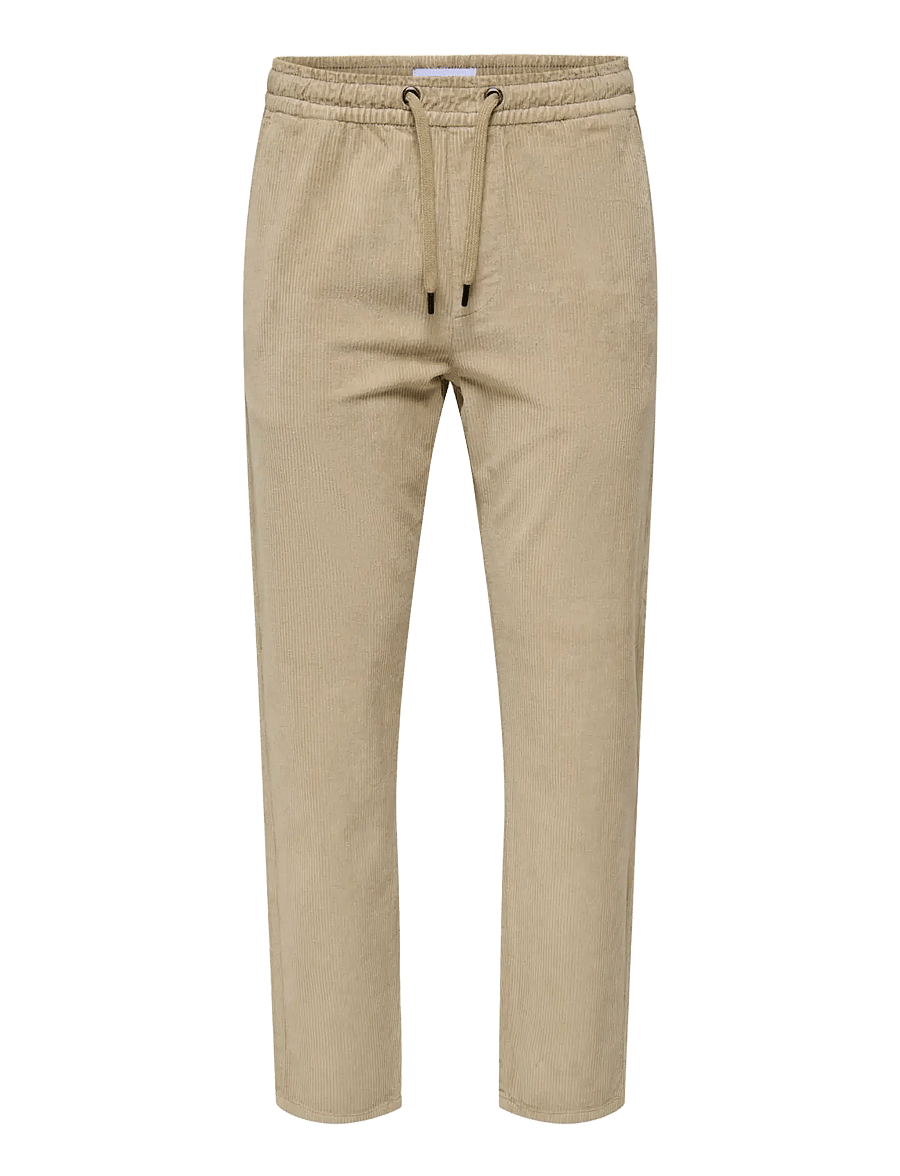 ONLY & SONS - ONSLINUS TAP CORDUROY 0185 PANT NOOS - freizeithosen - chinchilla - 1