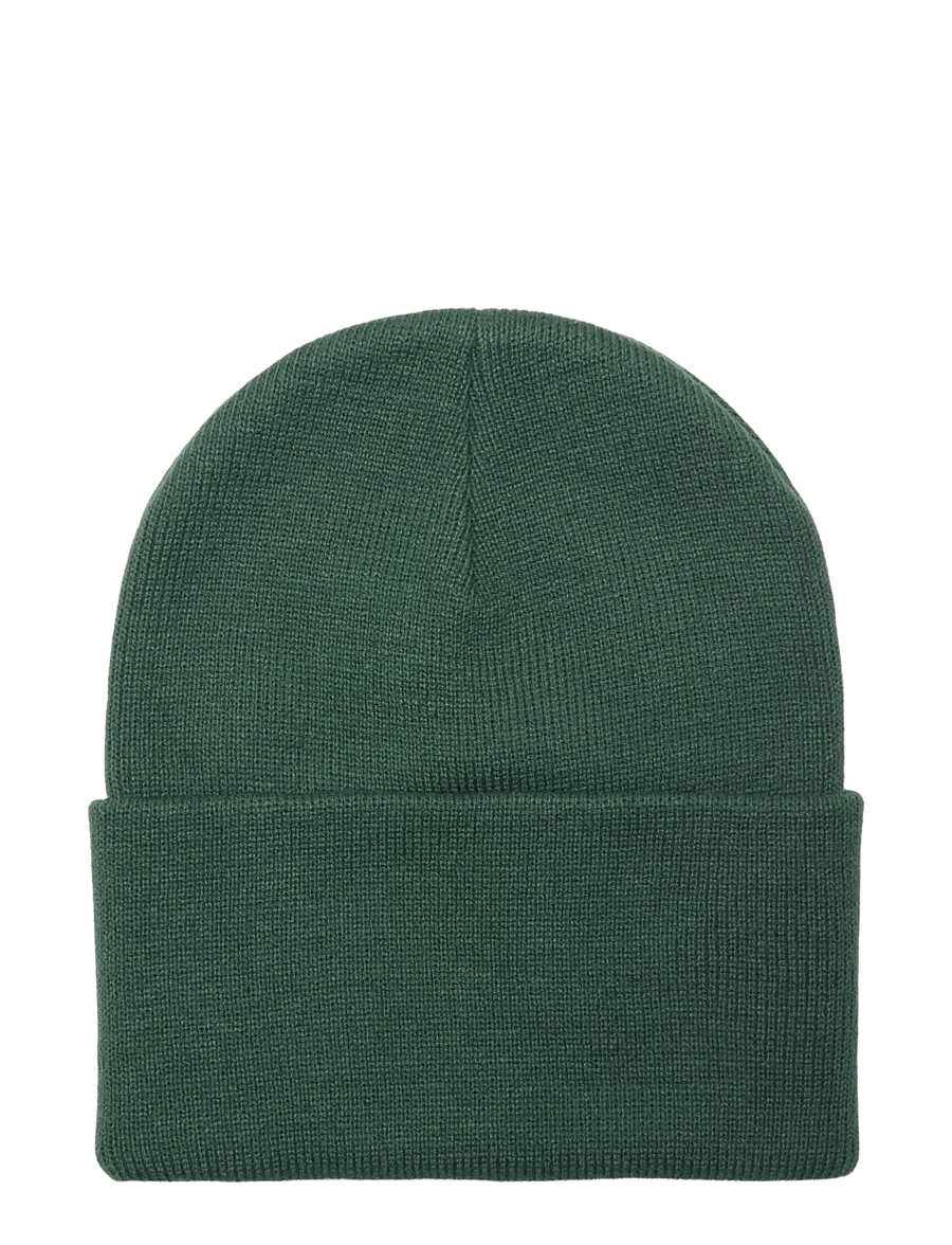 ONLY & SONS - ONSISAAC FLAT KNIT LOGO BEANIE NOOS - kollektionen - pineneedle - 1