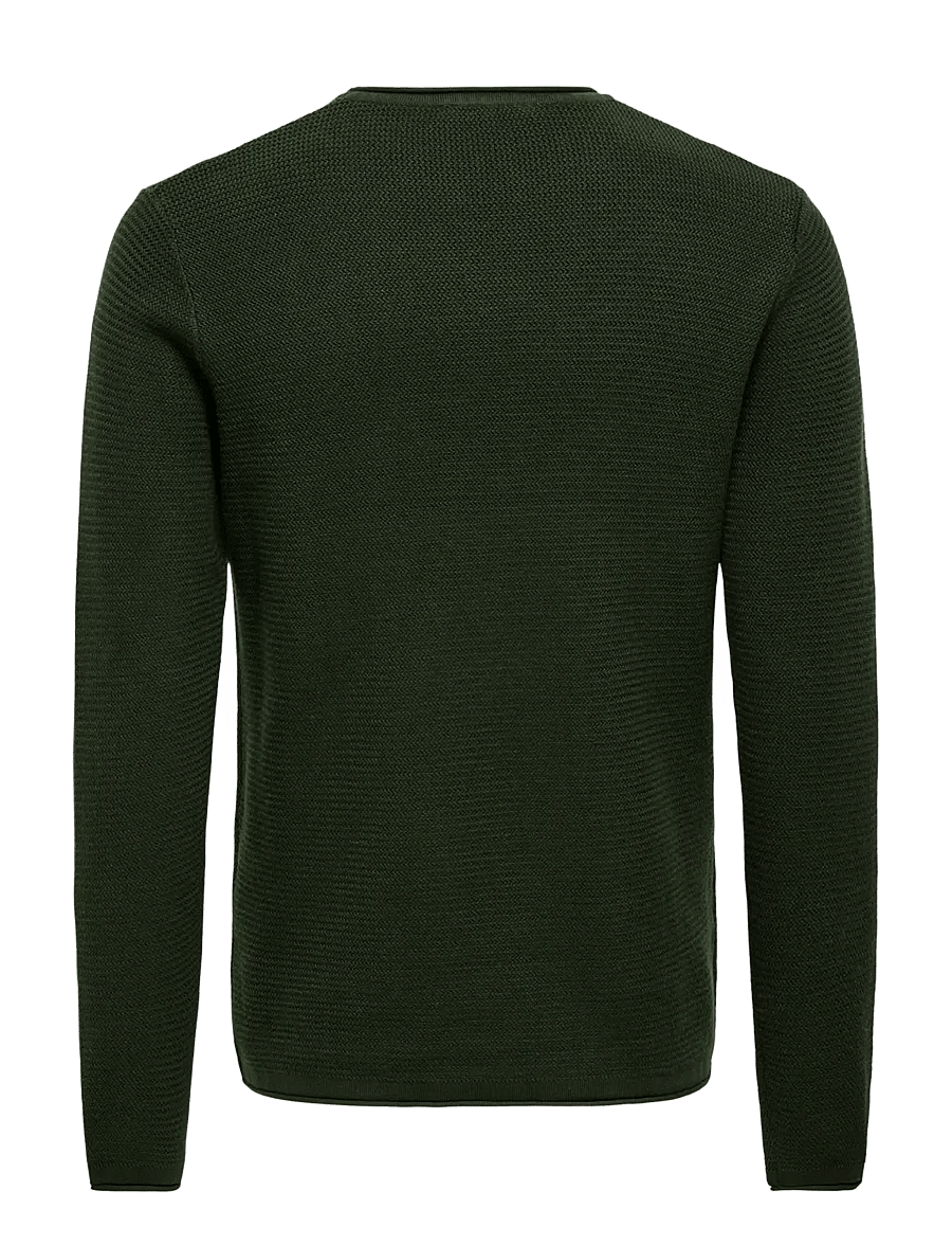 ONLY & SONS - ONSERIC REG 12 STRUC CREW KNIT NOOS - rundhalsad - rosin - 2