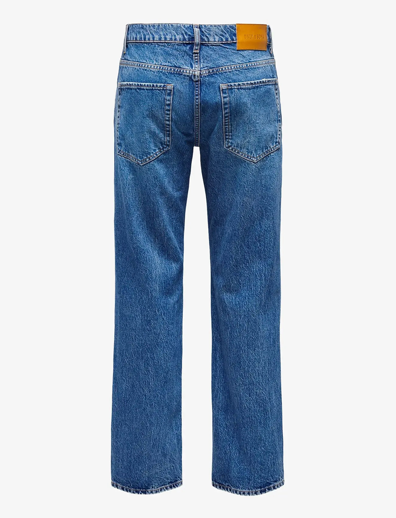 ONLY & SONS - ONSEDGE STRAIGHT BROMO 0017 DOT DNM NOOS - regular jeans - special bright blue denim - 2