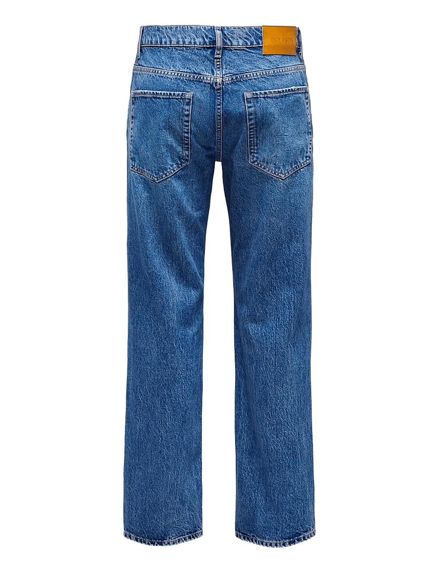 ONLY & SONS - ONSEDGE STRAIGHT BROMO 0017 DOT DNM NOOS - klassikalised teksad - special bright blue denim - 2