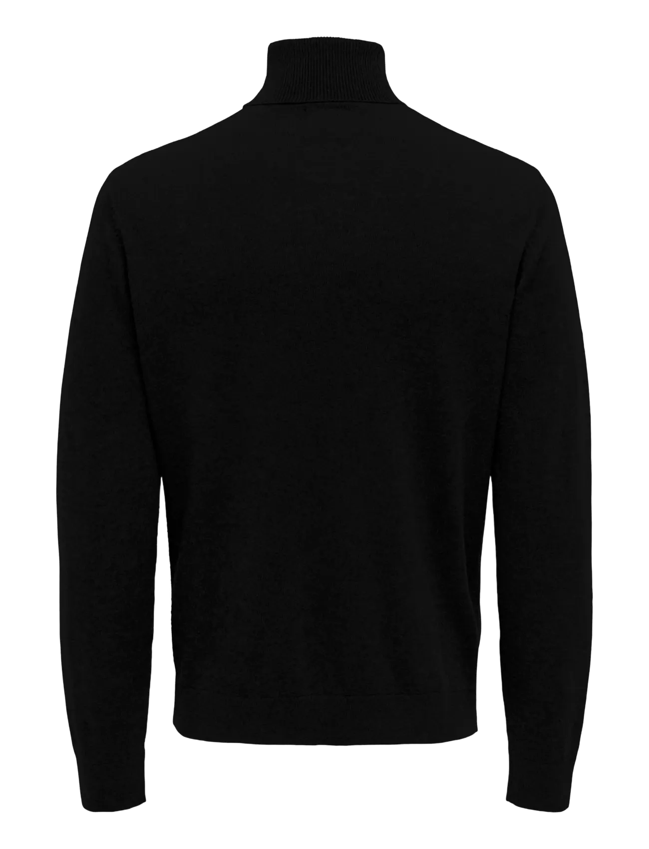 ONLY & SONS - ONSLOUI REG 12 MEL ROLL KNIT NOOS - black - 2