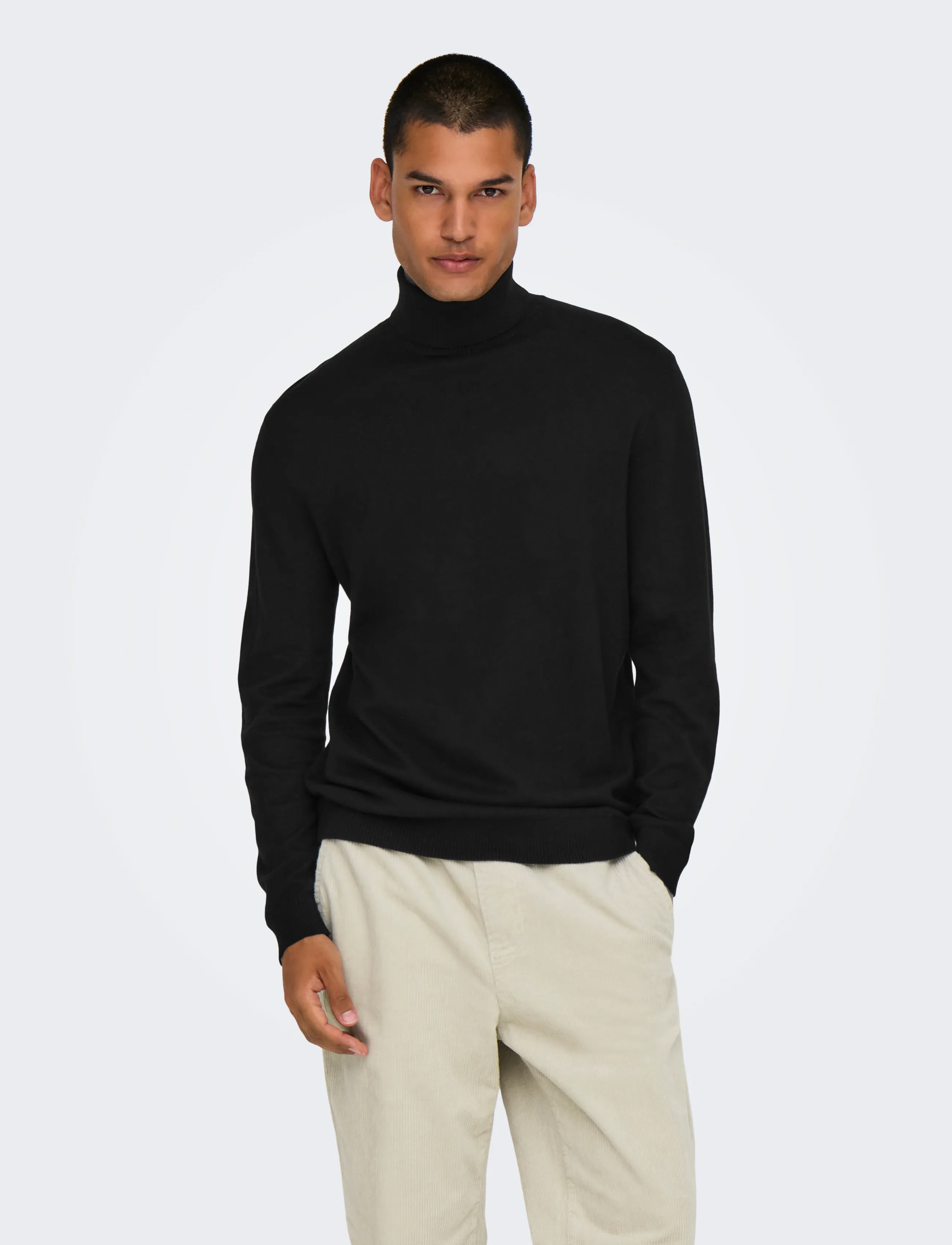 Onsloui Reg 12 Mel Roll Knit Noos