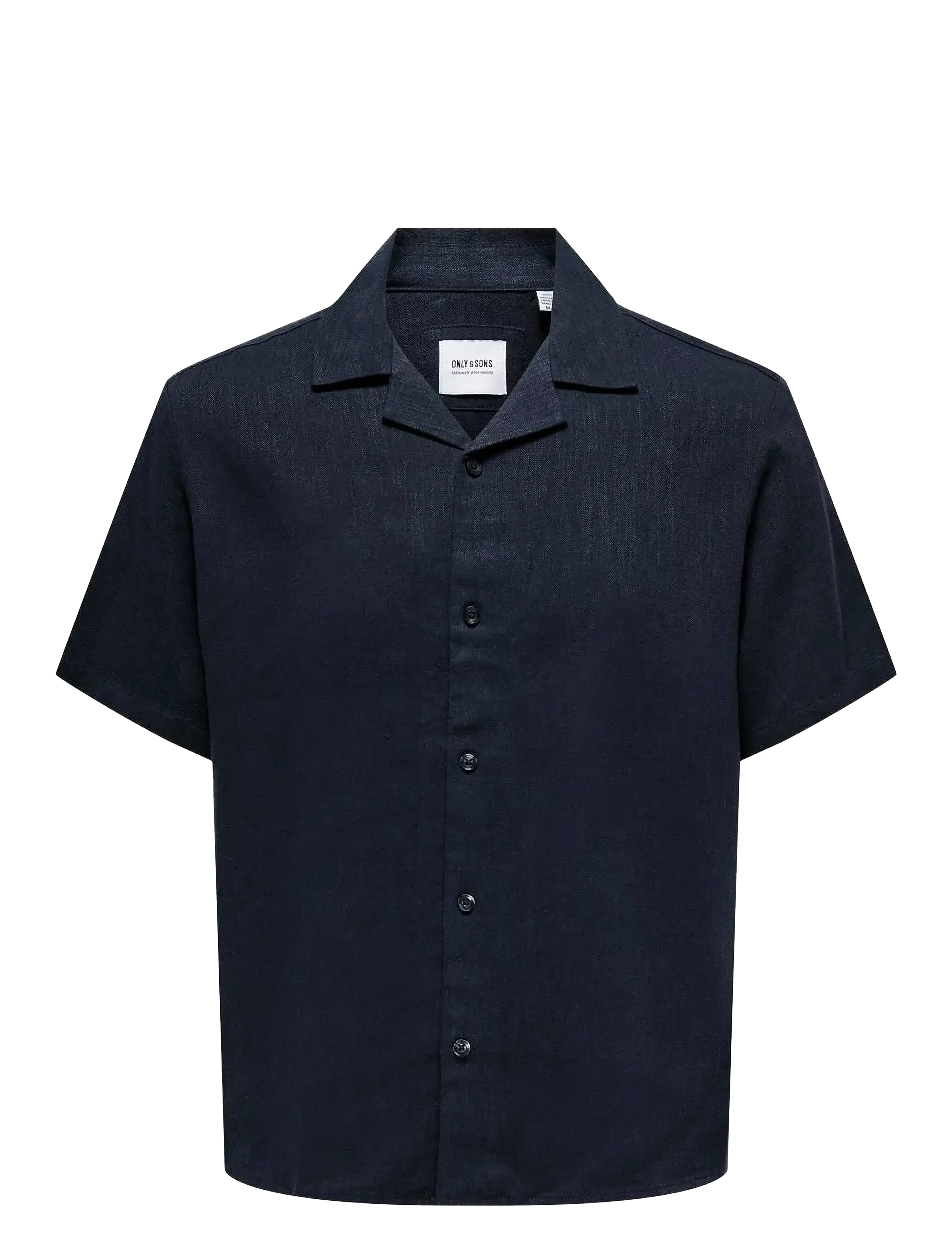ONLY & SONS ONSKARI RESORT SS SHIRT VISC LIN 0075 CS - Kleidung - DARK NAVY / navy