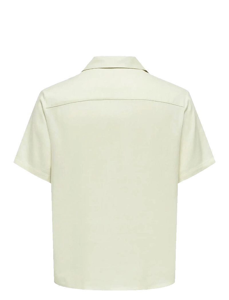 ONLY & SONS - ONSKARI RESORT SS SHIRT VISC LIN 0075 CS - leinenhemden - white - 1