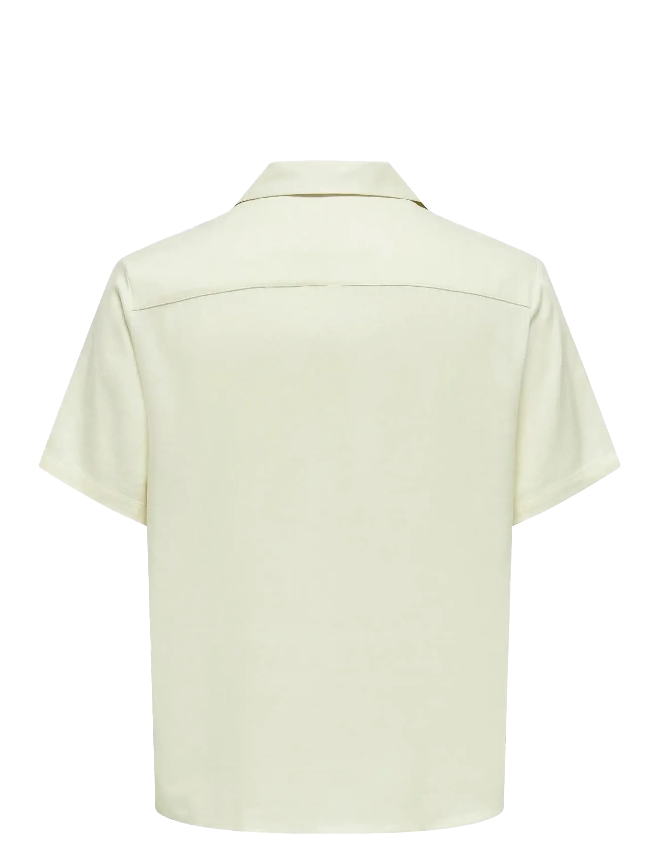 ONLY & SONS - ONSKARI RESORT SS SHIRT VISC LIN 0075 CS - hørskjorter - white - 1