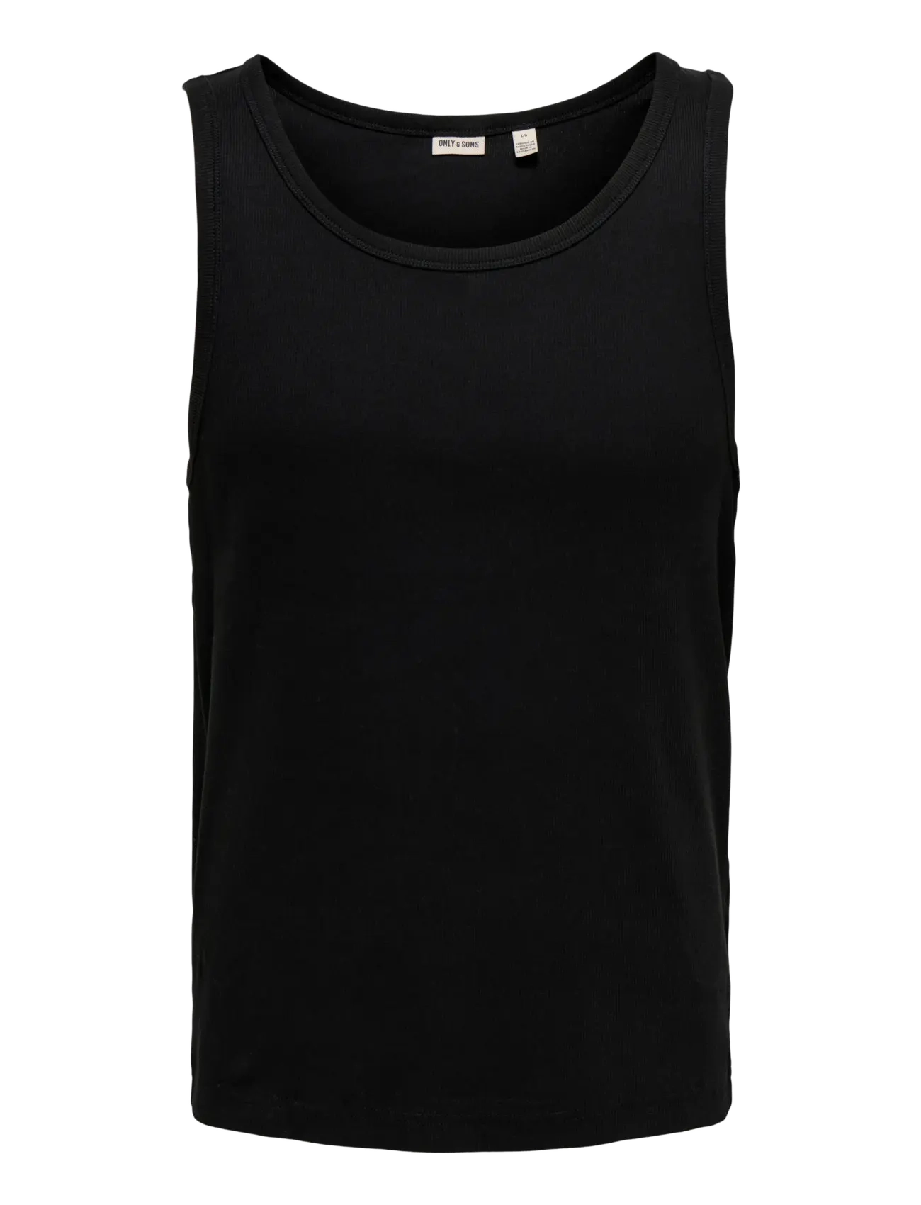 ONLY & SONS ONSTANNER REG SL TANK TOP NOOS - Tanktops - BLACK / black