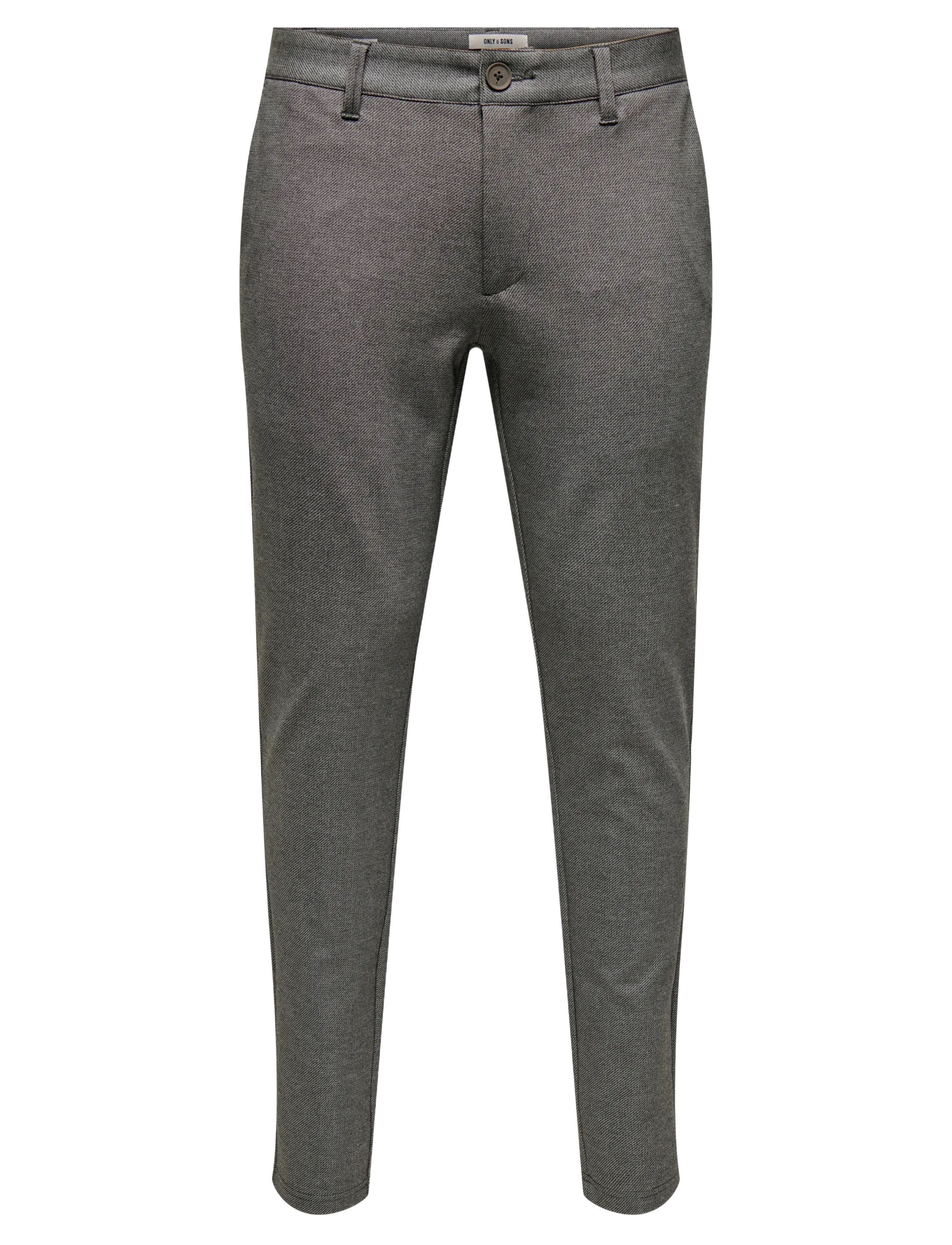 ONLY & SONS Onsmark Slim Ditsy 020934 Hose Noos Grau - 29x30 - Herren