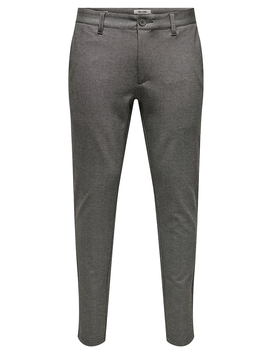 ONLY & SONS - ONSMARK SLIM DITSY 020934 PANT NOOS - chinos - demitasse - 0