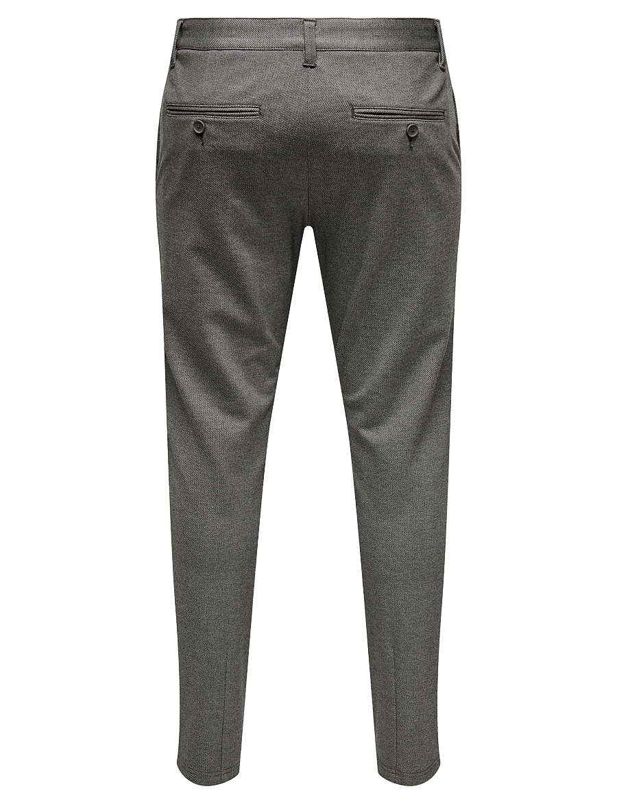 ONLY & SONS - ONSMARK SLIM DITSY 020934 PANT NOOS - chinos - demitasse - 1