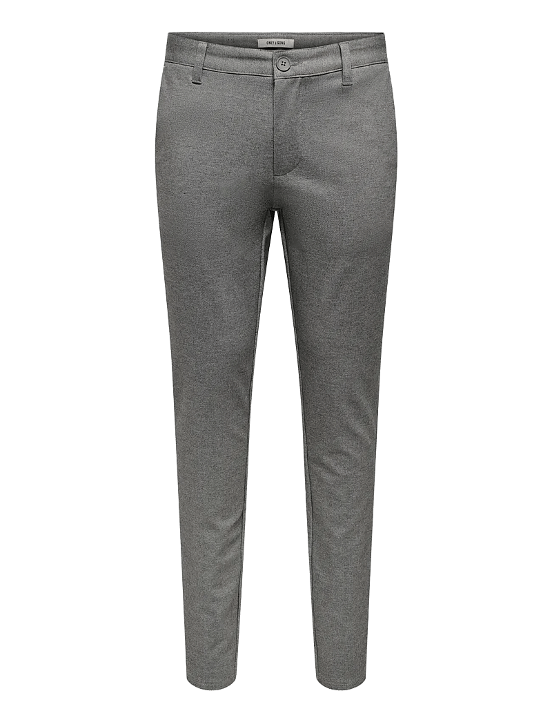 ONLY & SONS - ONSMARK SLIM DITSY 020934 PANT NOOS - chinos - silver lining - 1