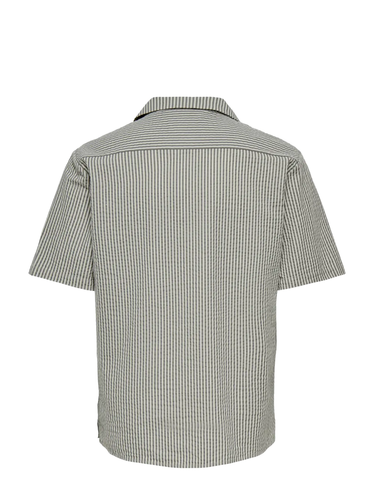 ONLY & SONS - ONSEYE RESORT SEERS 0009 SHIRT NOOS - triibulised särgid - castor gray - 1
