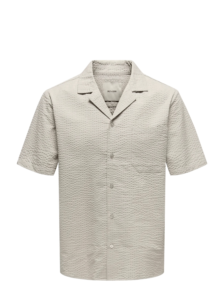 ONLY & SONS - ONSEYE RESORT SEERS 0009 SHIRT NOOS - triibulised särgid - silver lining - 1