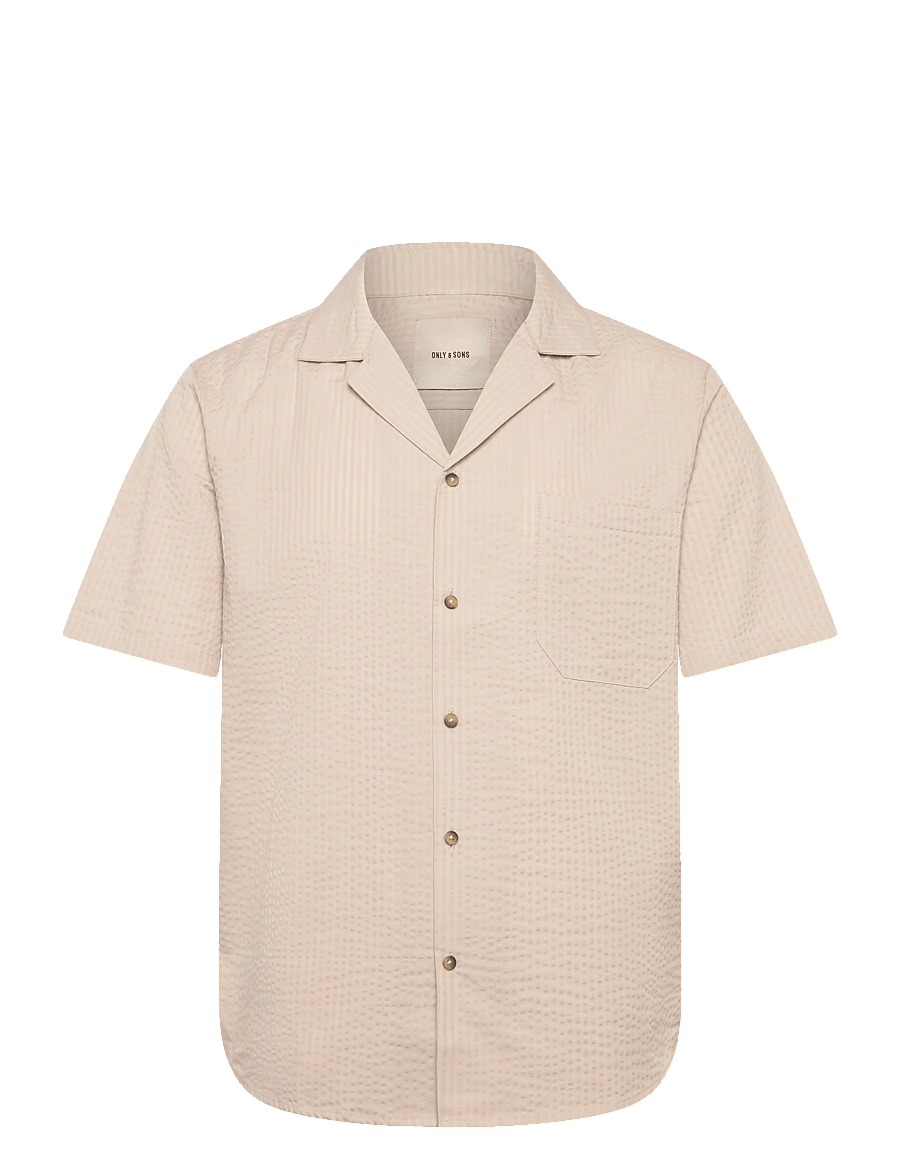 ONLY & SONS - ONSEYE RESORT SEERS 0009 SHIRT NOOS - triibulised särgid - silver lining - 1