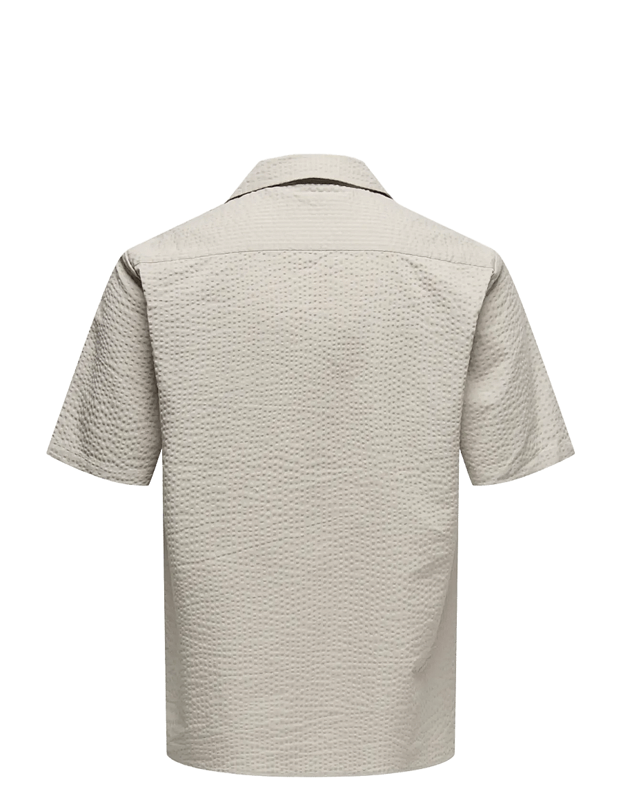 ONLY & SONS - ONSEYE RESORT SEERS 0009 SHIRT NOOS - triibulised särgid - silver lining - 2