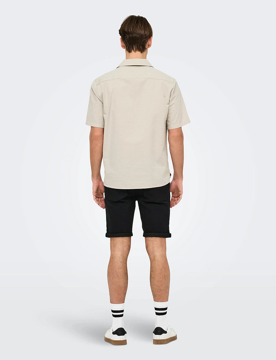 ONLY & SONS - ONSEYE RESORT SEERS 0009 SHIRT NOOS - triibulised särgid - silver lining - 3
