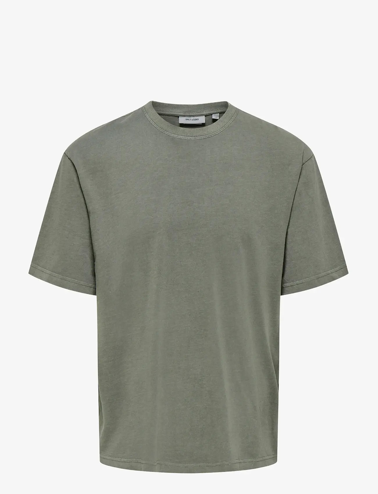 ONLY & SONS - ONSDISTRESS RLX SS TEE NOOS - short-sleeved t-shirts - castor gray - 1