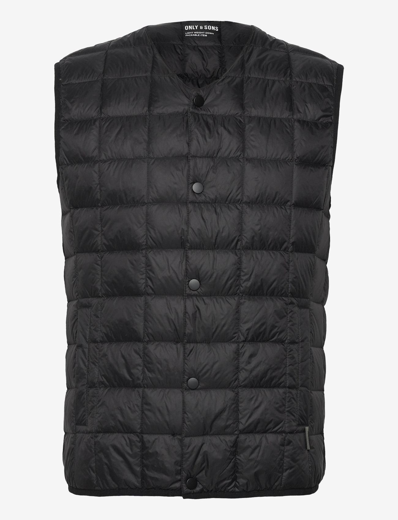 ONLY & SONS - ONSGAVIN LIGHT DOWN VEST OTW - black - 1