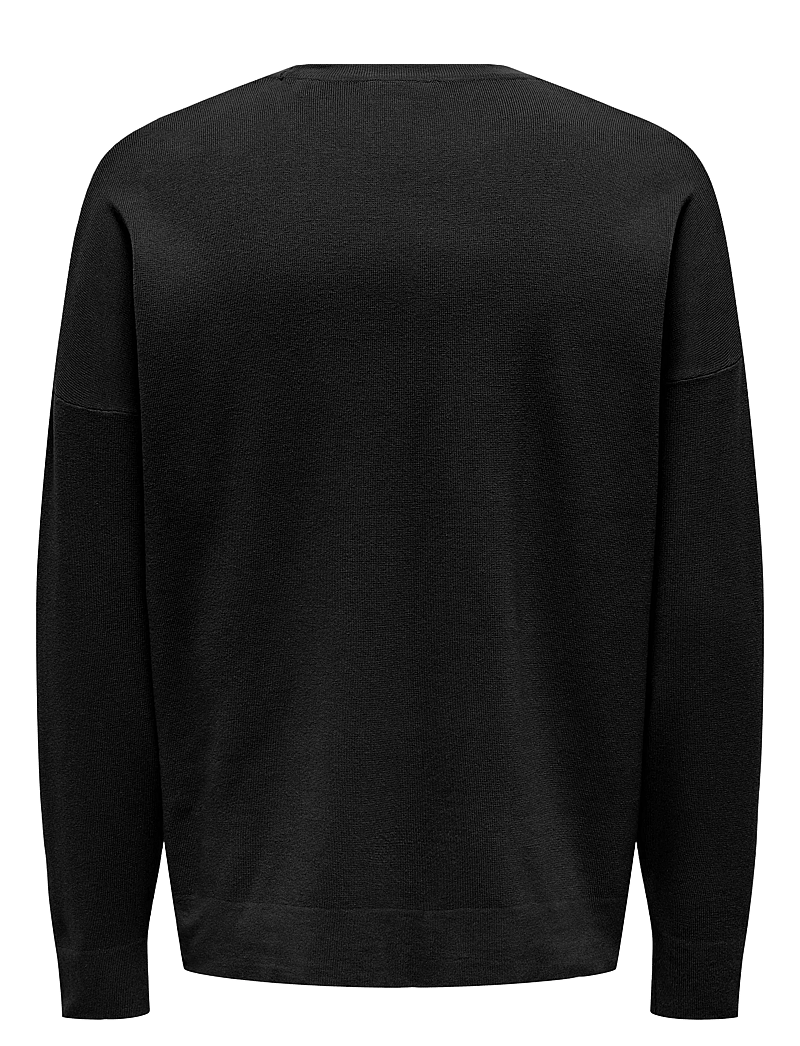 ONLY & SONS - ONSLAMAI OVZ 12 LS POCKET CREW KNIT - rund hals - black - 1