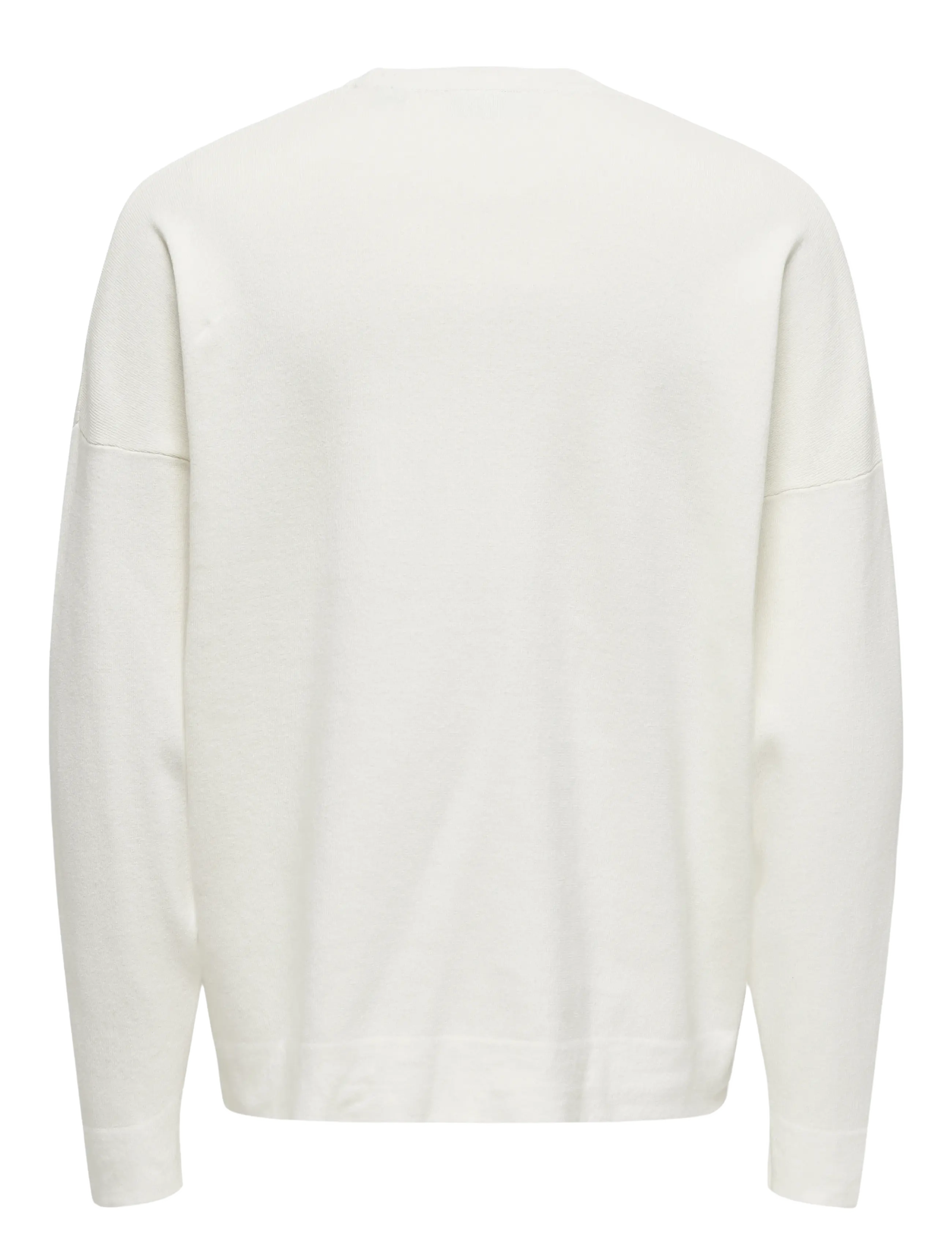 ONLY & SONS - ONSLAMAI OVZ 12 LS POCKET CREW KNIT - laveste priser - cloud dancer - 1