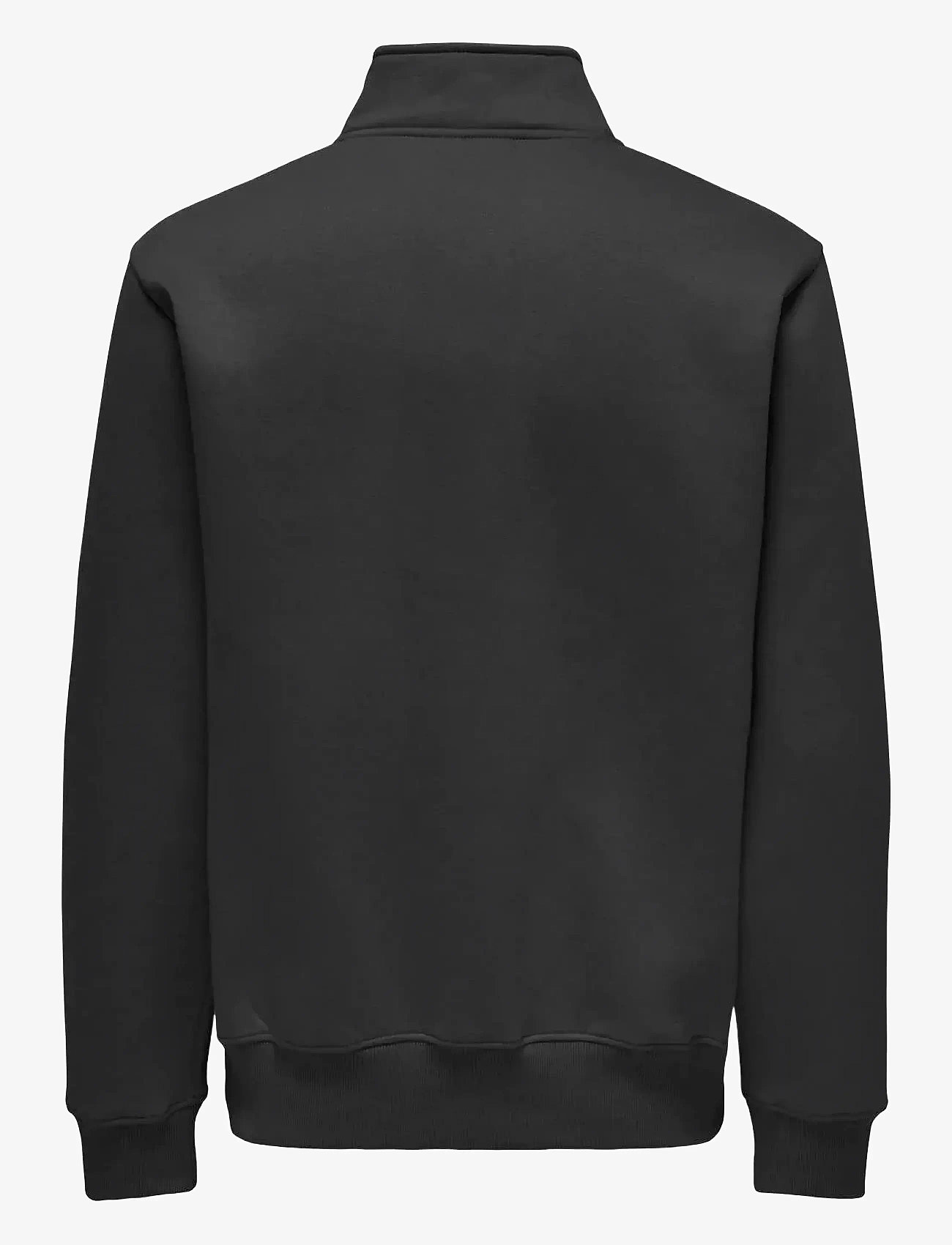 ONLY & SONS - ONSCONNOR REG 1/4 ZIP SWEAT - black - 1