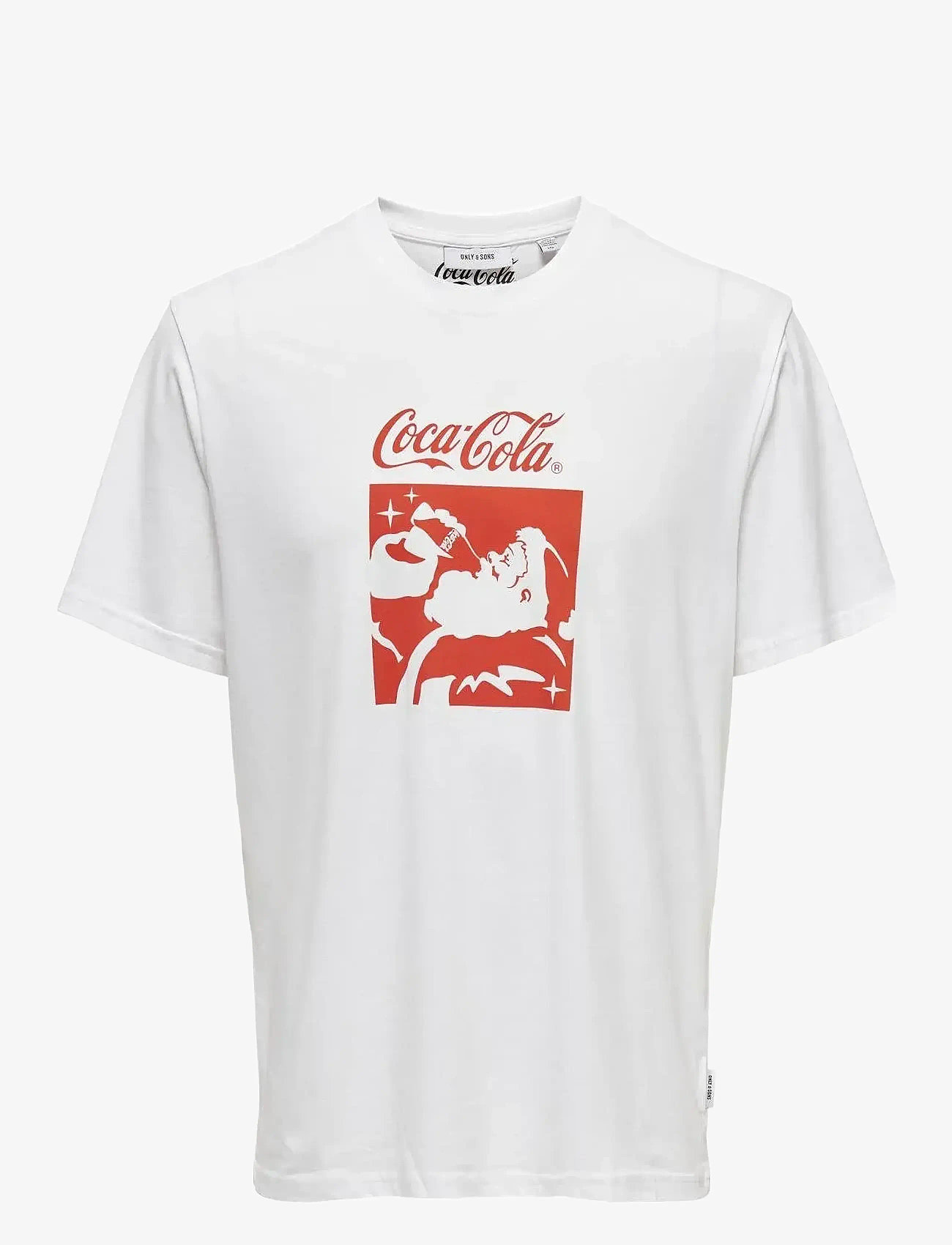 ONLY & SONS - ONSCOLA REG SS TEE - bright white - 0